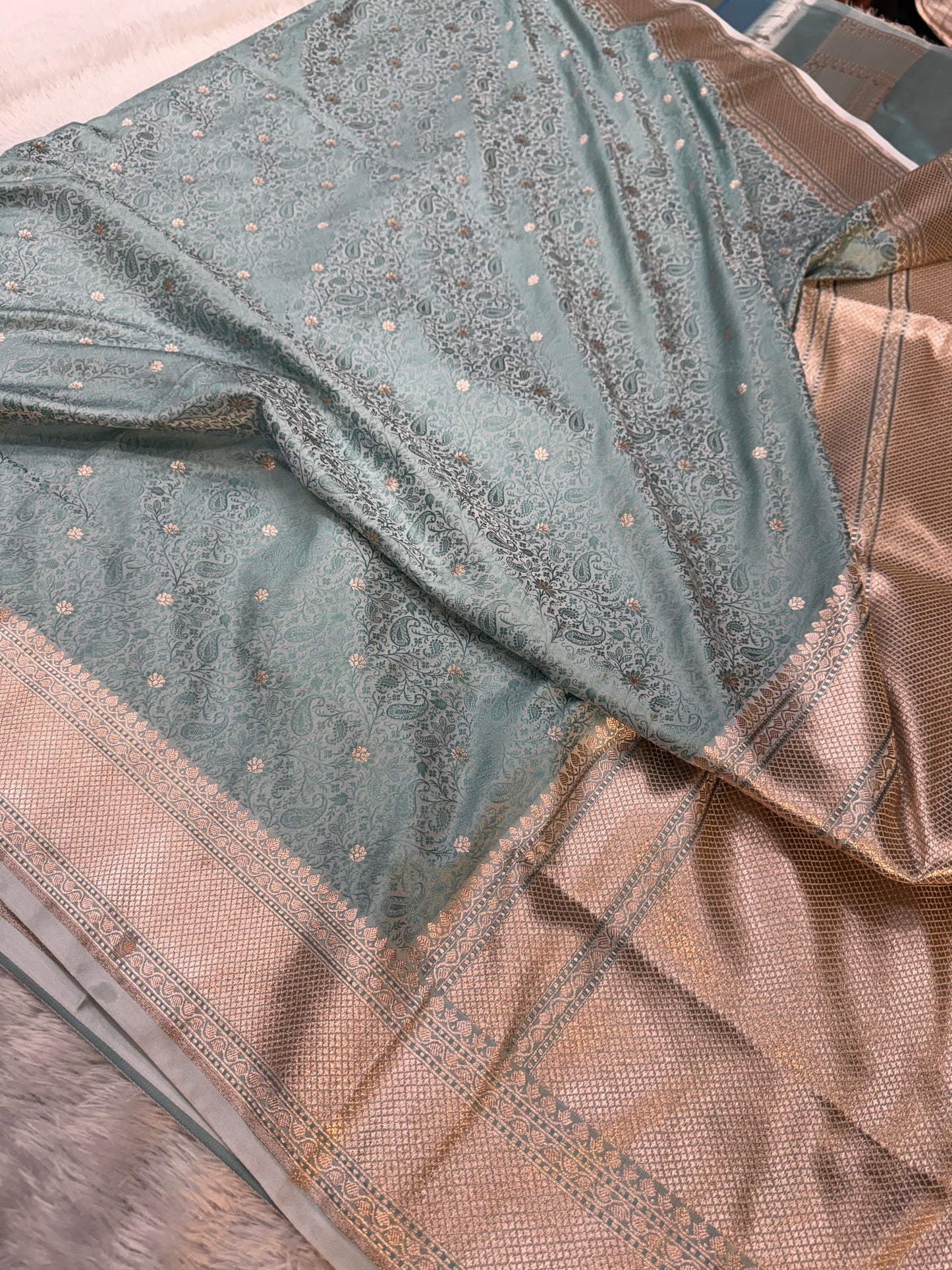 Premium Banarasi Mashru katan silk MK181