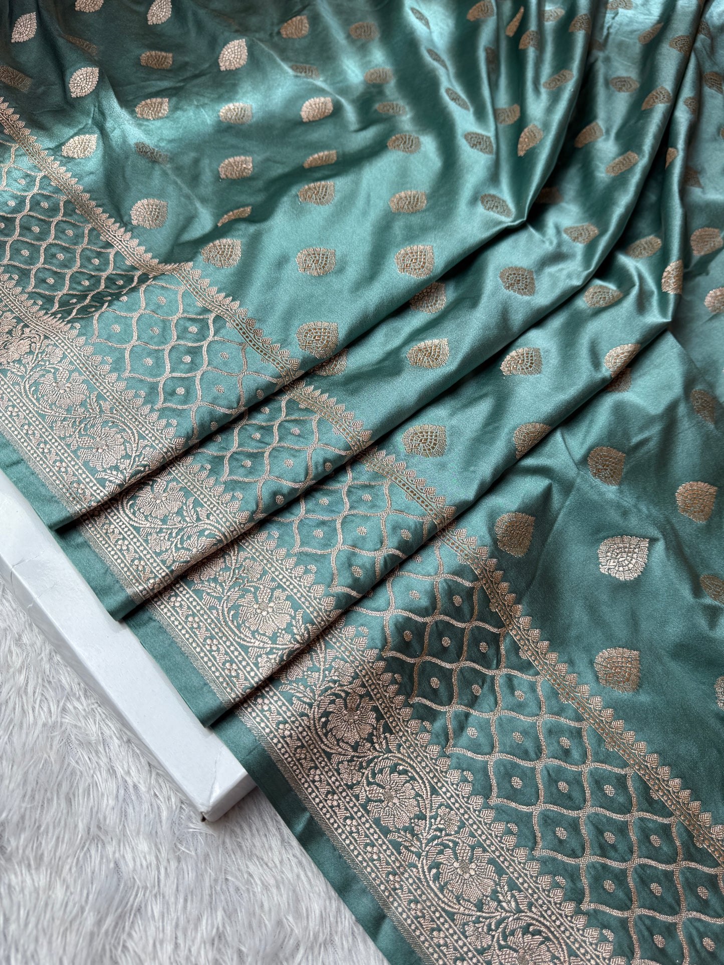 Premium Banarasi Mashru Katan silk saree MK157