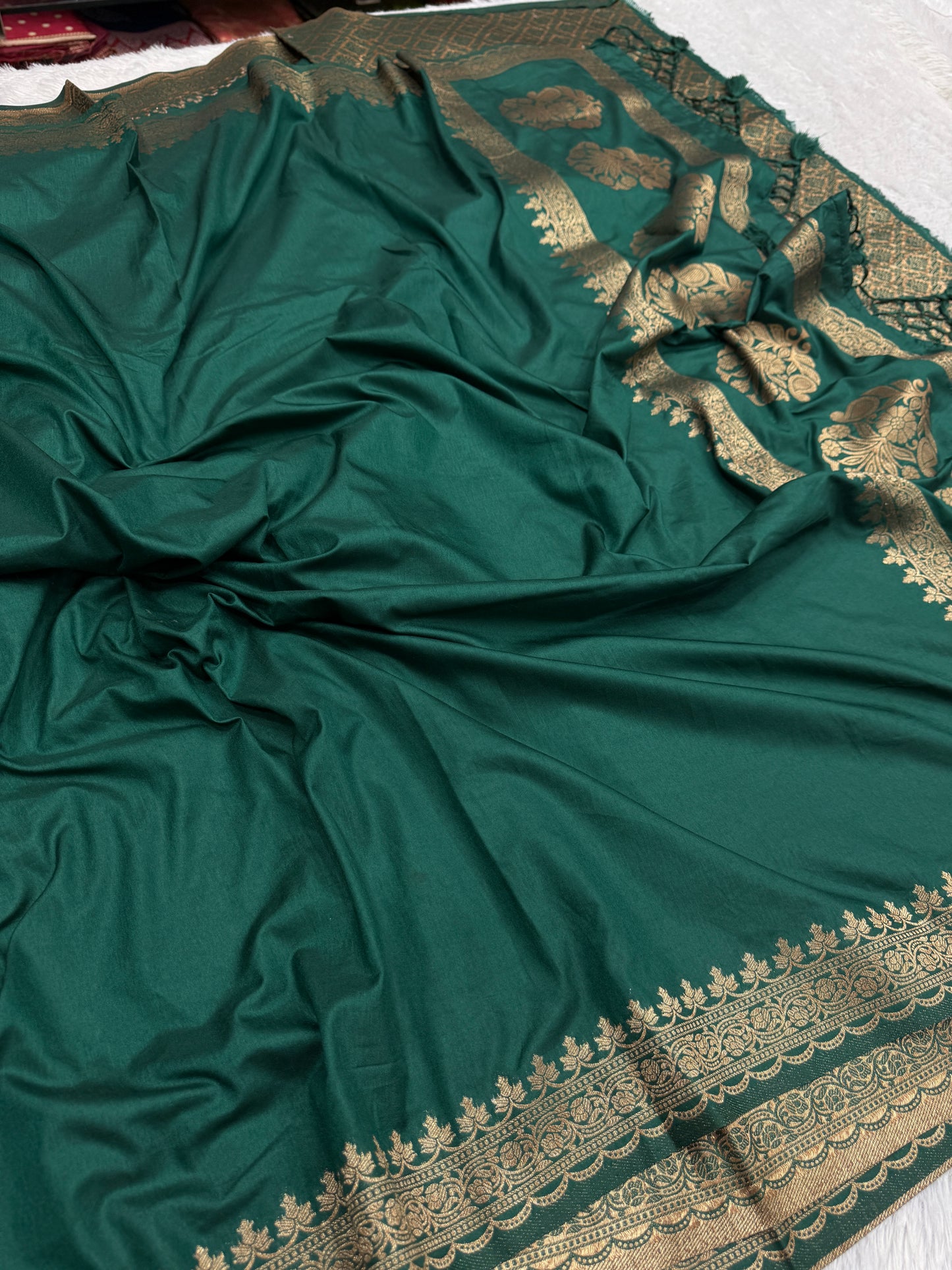 Banarasi soft silk saree