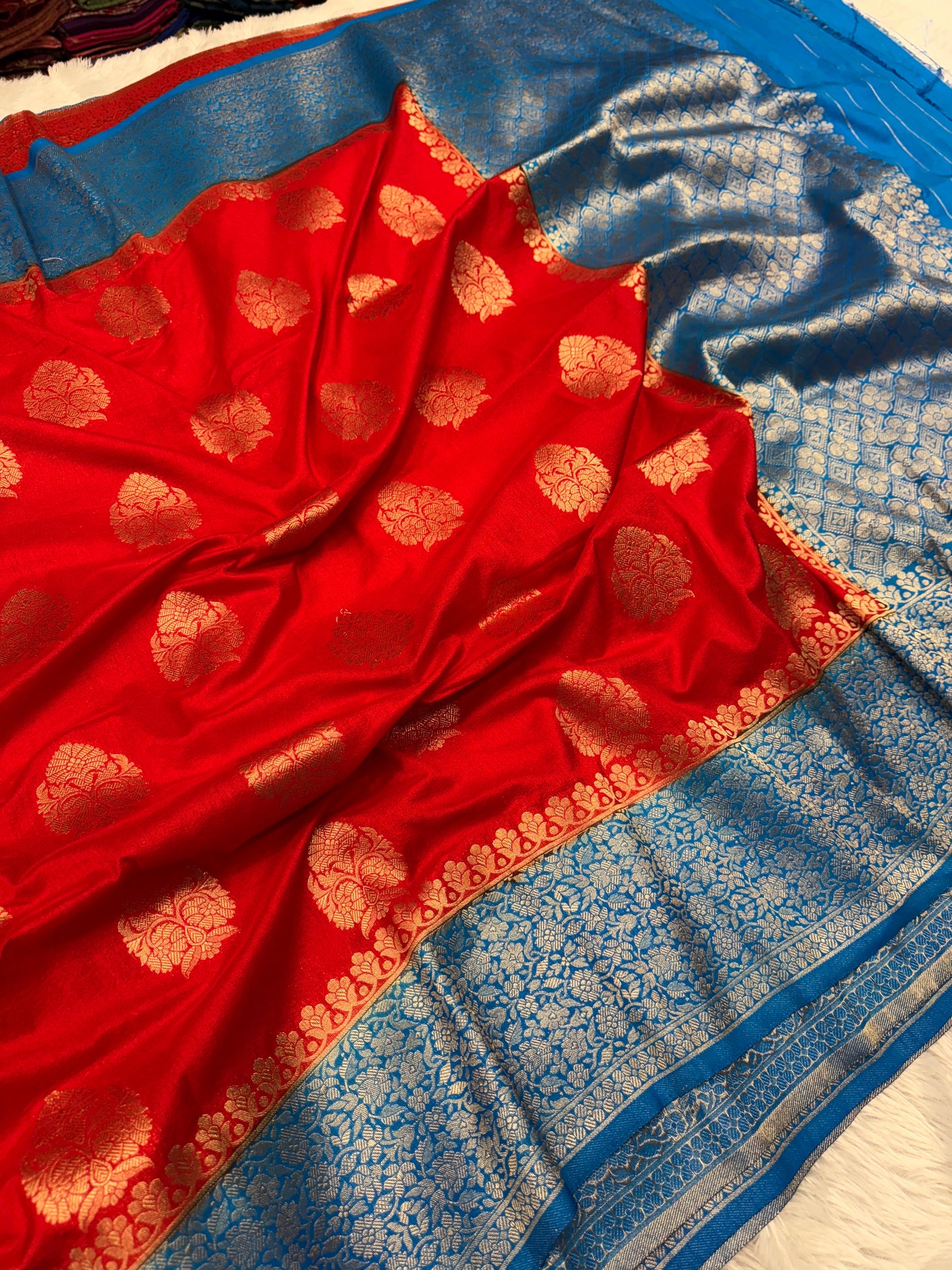 Banarasi georgette silk saree