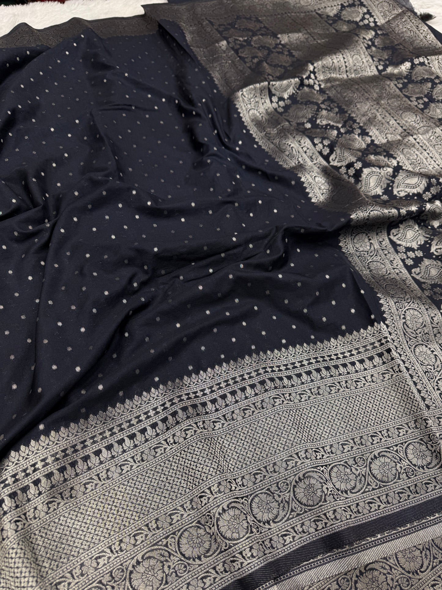 Banarasi georgette silk saree