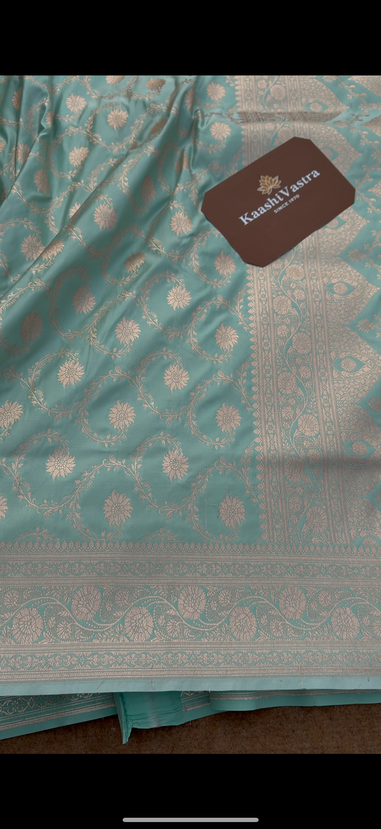 BANARASI MASHRU KATAN SILK SAREE. MK111