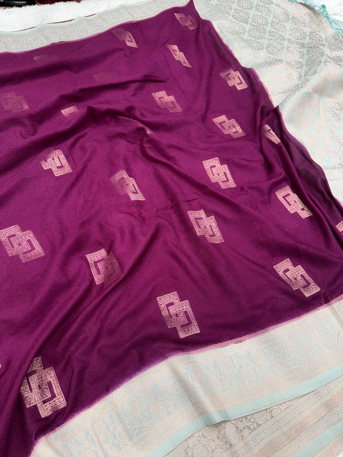 Banarasi georgette silk saree