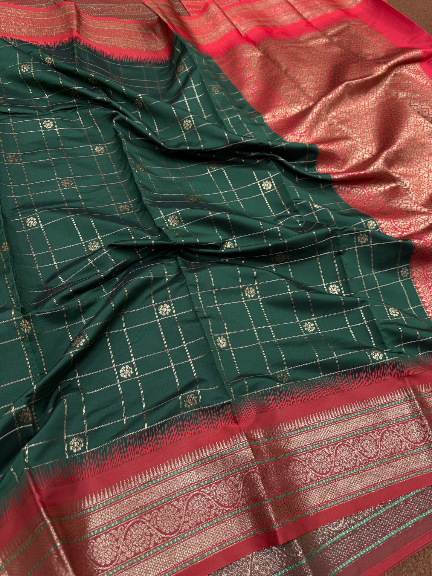 Banarasi semi katan silk saree