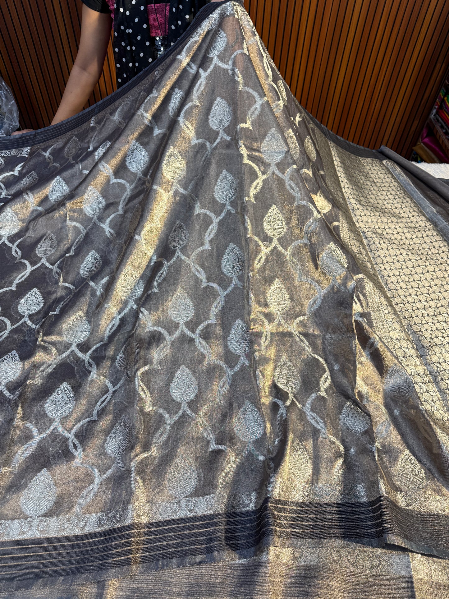 Banarasi tissue silk saree TS109