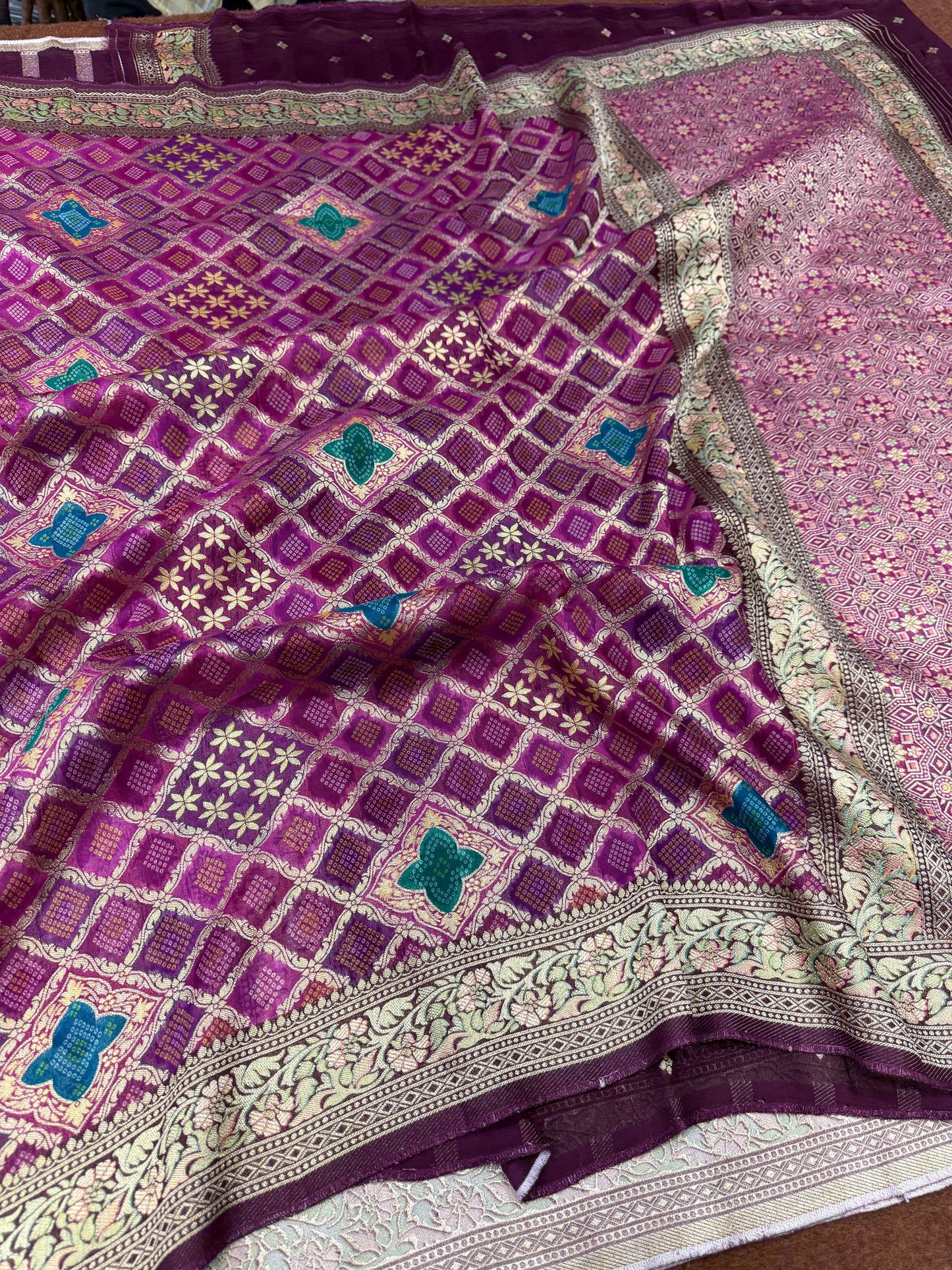 Banarasi pure georgette silk saree BG101