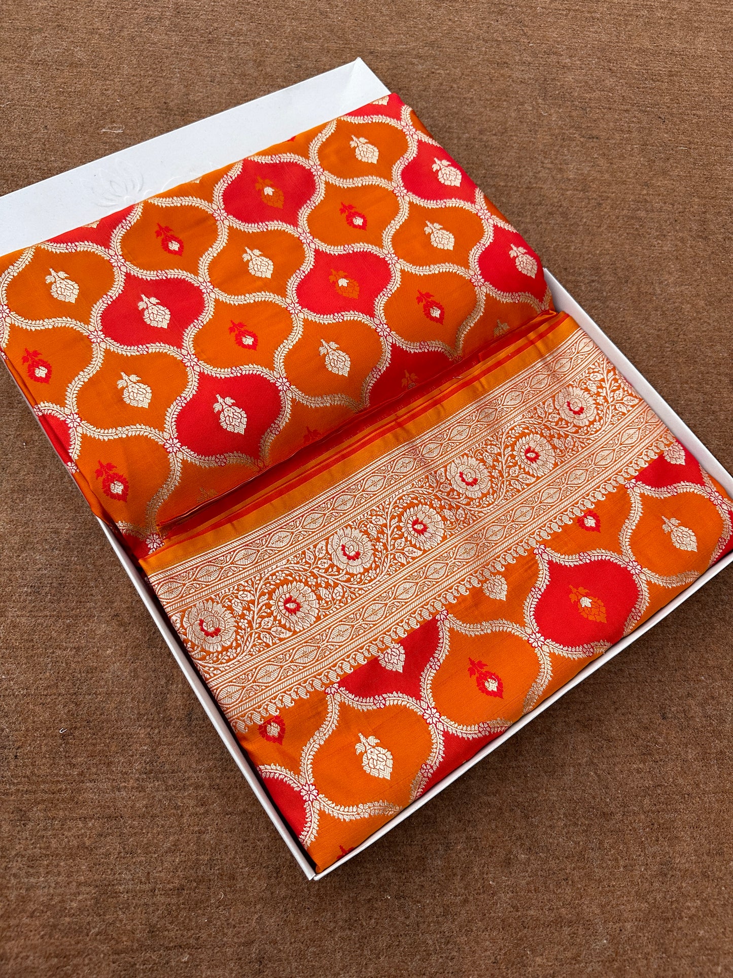 Banarasi mashru katan silk saree. MK106