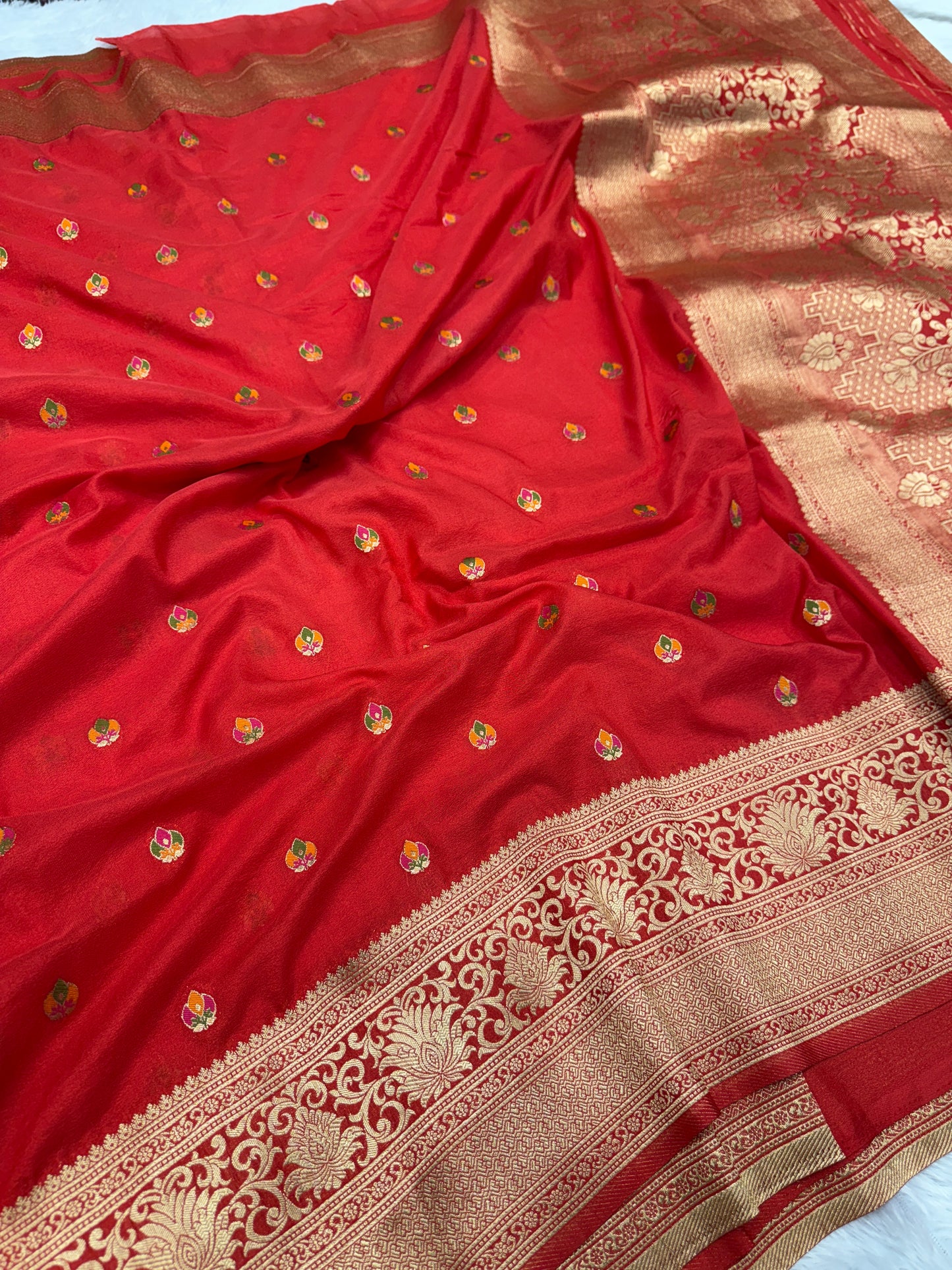 Banarasi georgette silk saree