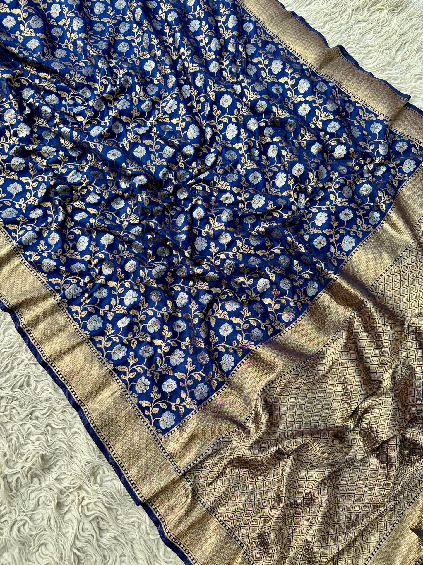 Banarasi crep georgette silk saree CR114
