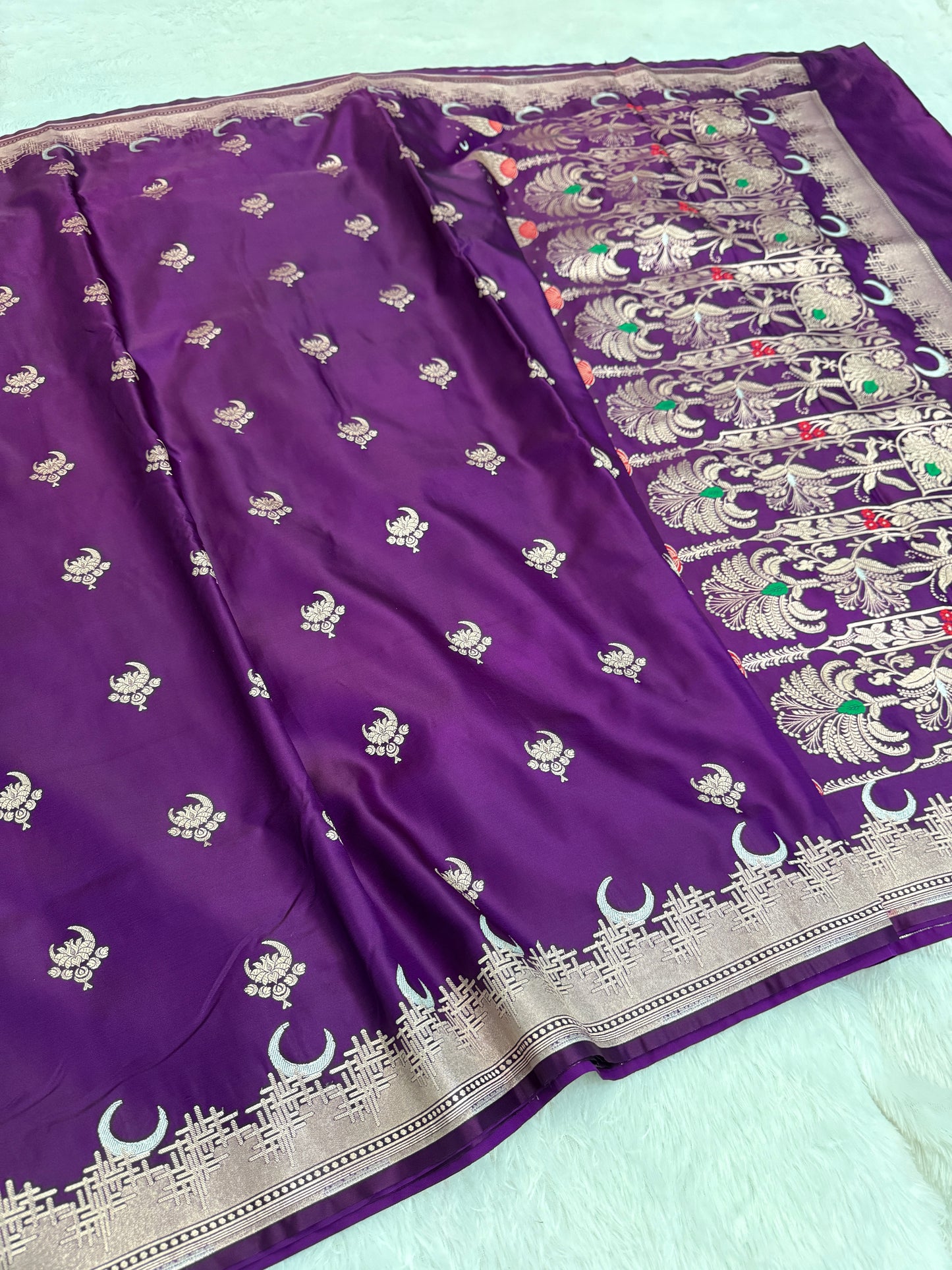 Banarasi mashru katan silk saree MK149