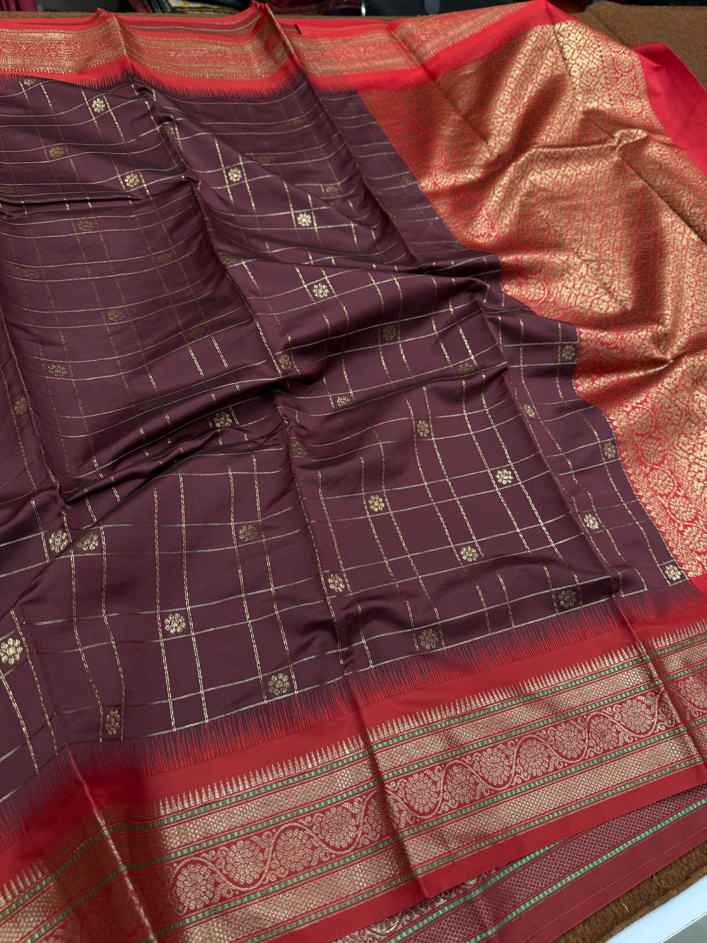 Banarasi semi katan silk saree