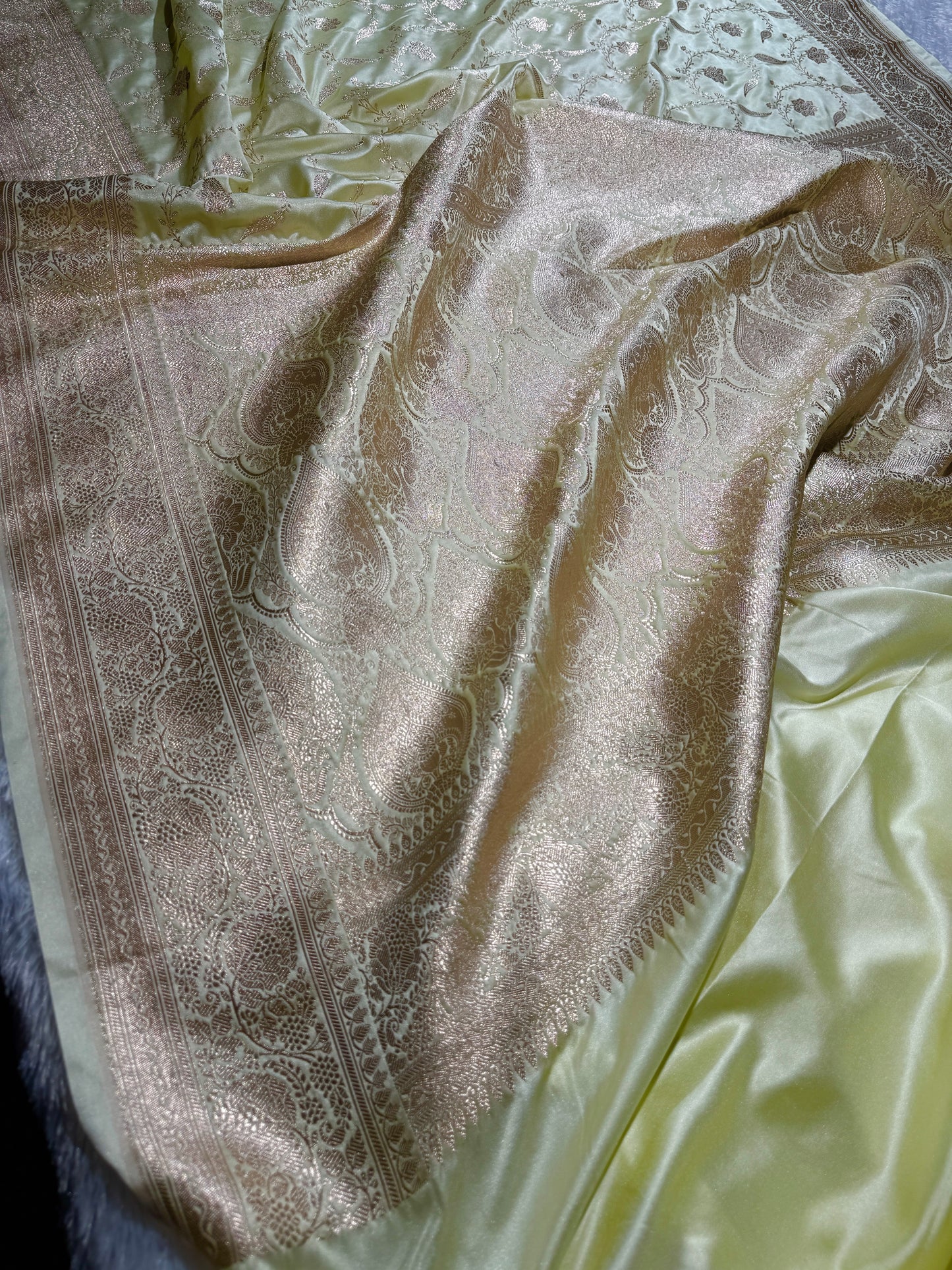 Premium Banarasi Mashru katan silk saree MK205