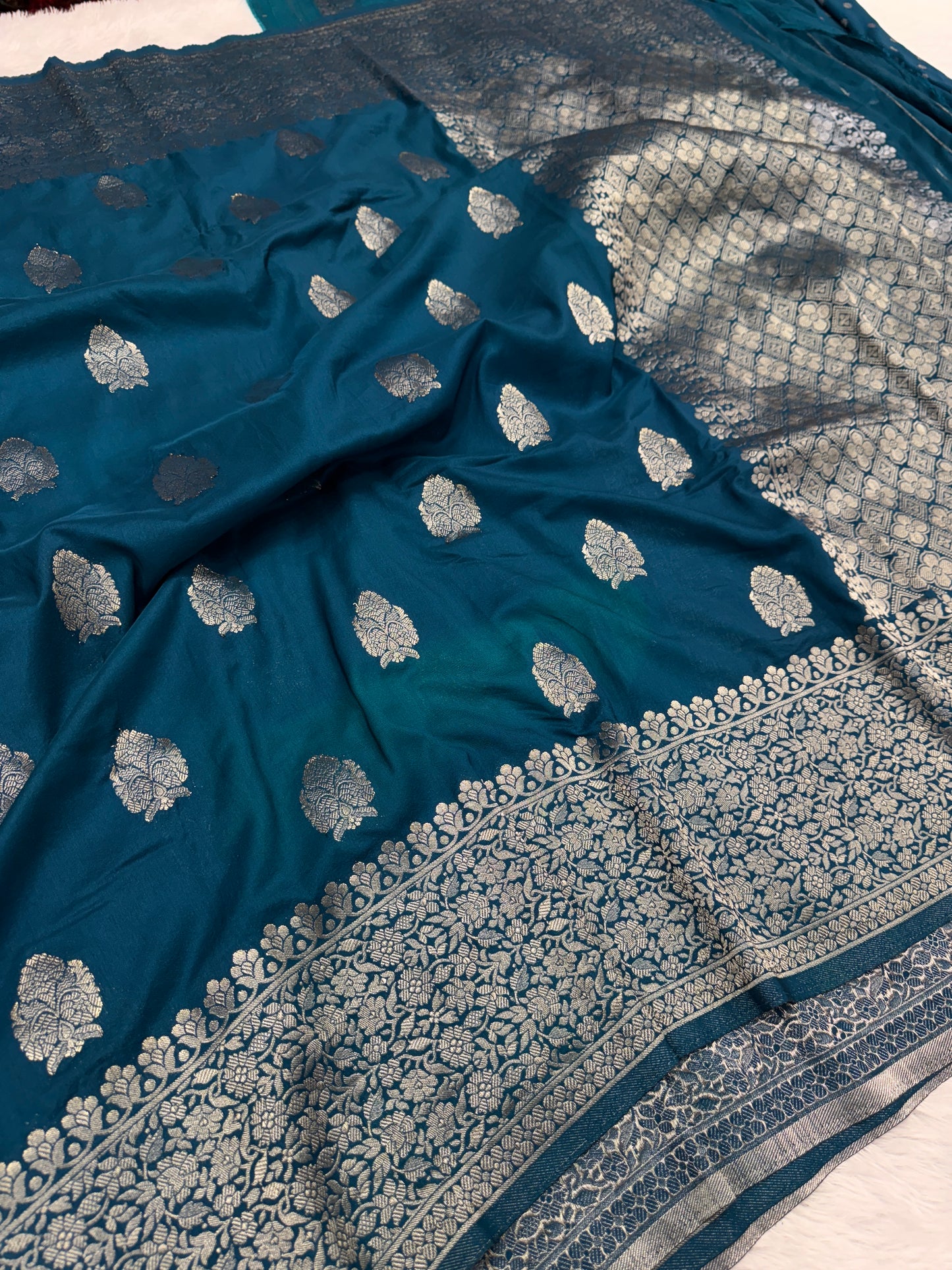 Banarasi georgette silk saree