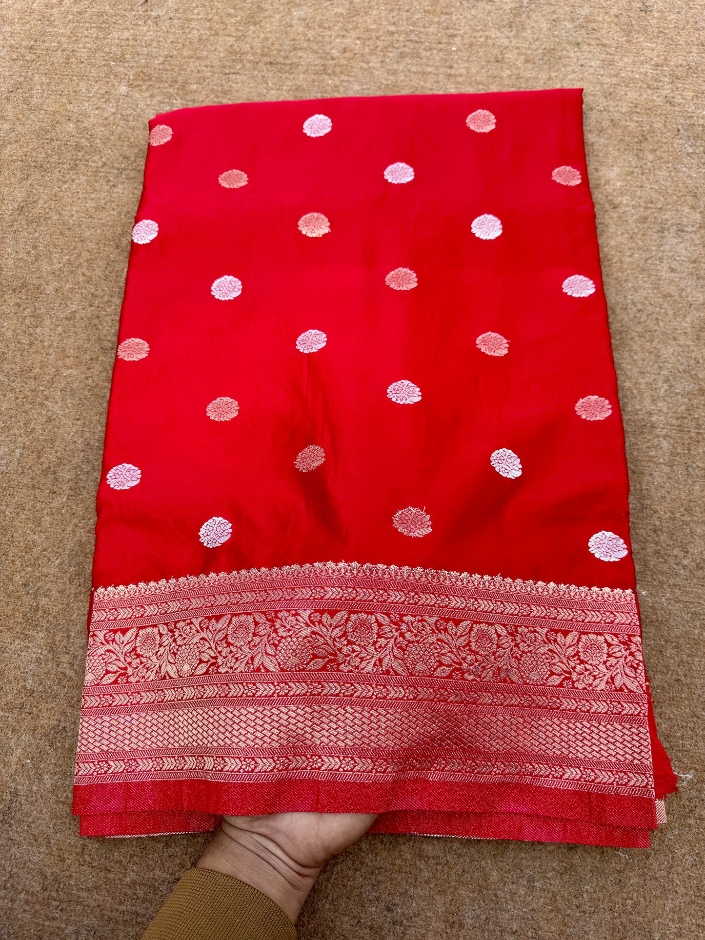 Banarasi mashru satin silk saree MS011