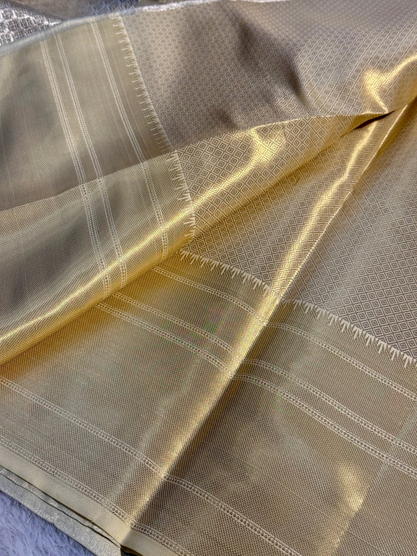 Premium Kanjivaram tissue silk saree TS107