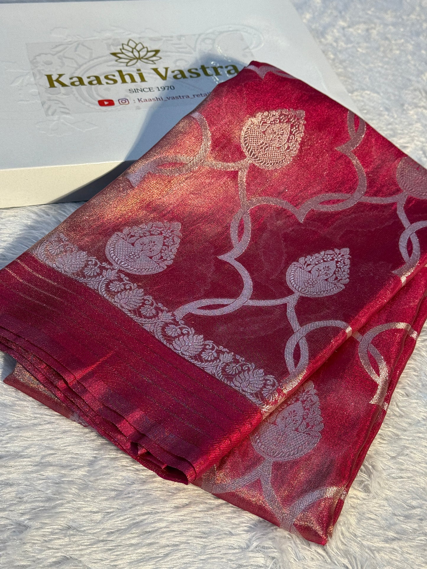 Banarasi tissue silk saree TS109