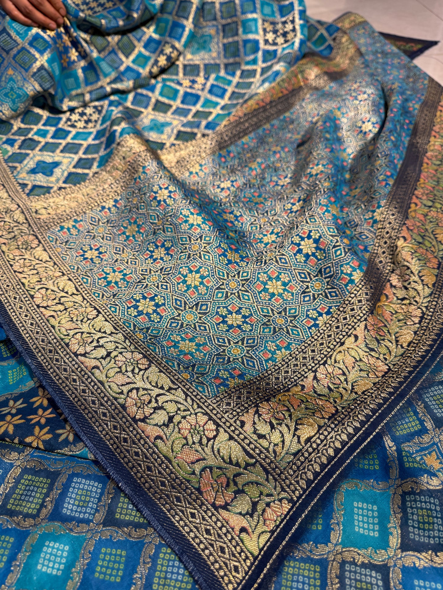 Banarasi pure viscos georgette silk saree VG103