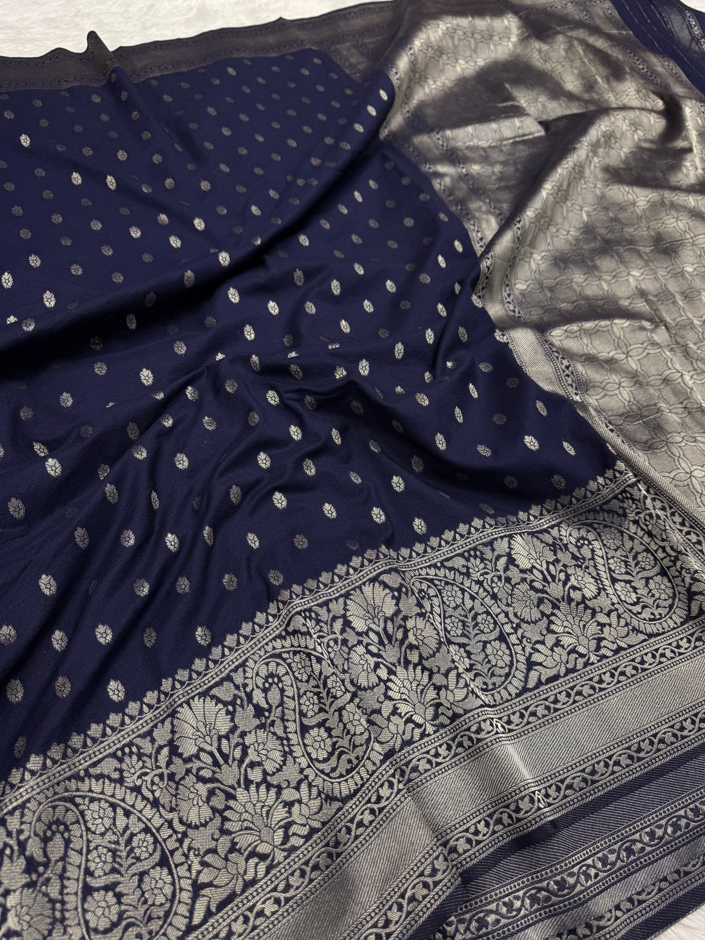 Banarasi georgette silk saree