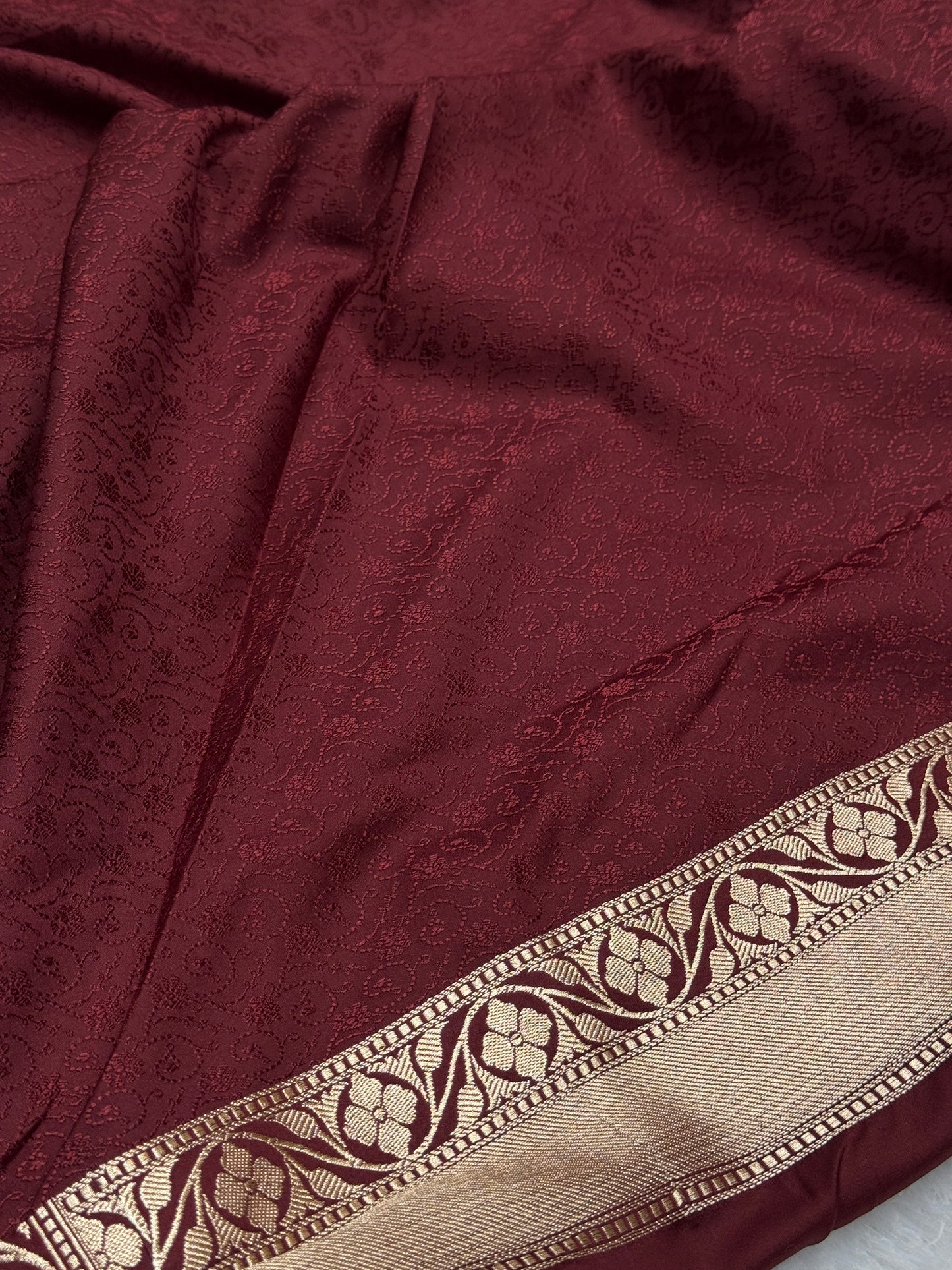 Premium Banarasi Mashru Katan silk saree MK174