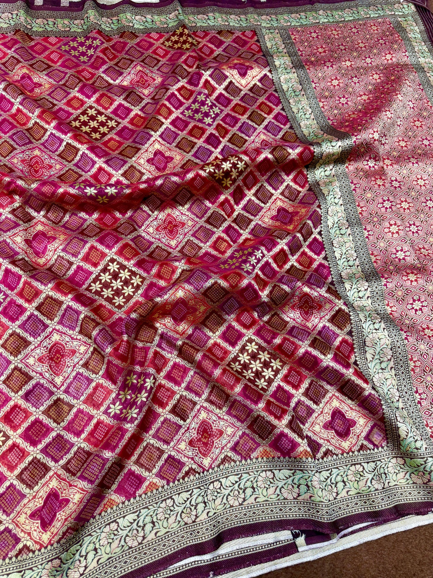 Banarasi pure georgette silk saree BG101