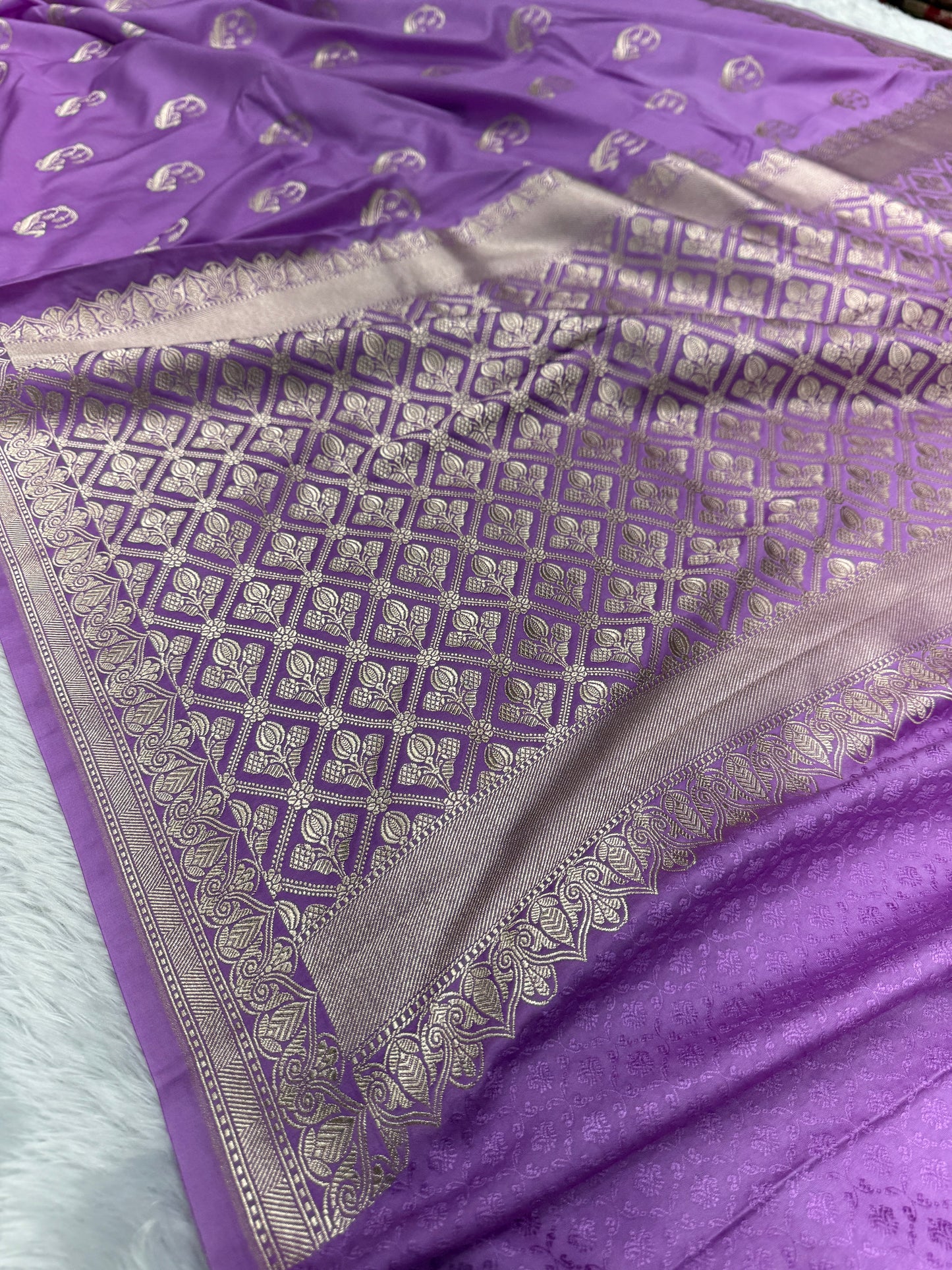 Premium Banarasi Mashru katan silk saree MK196