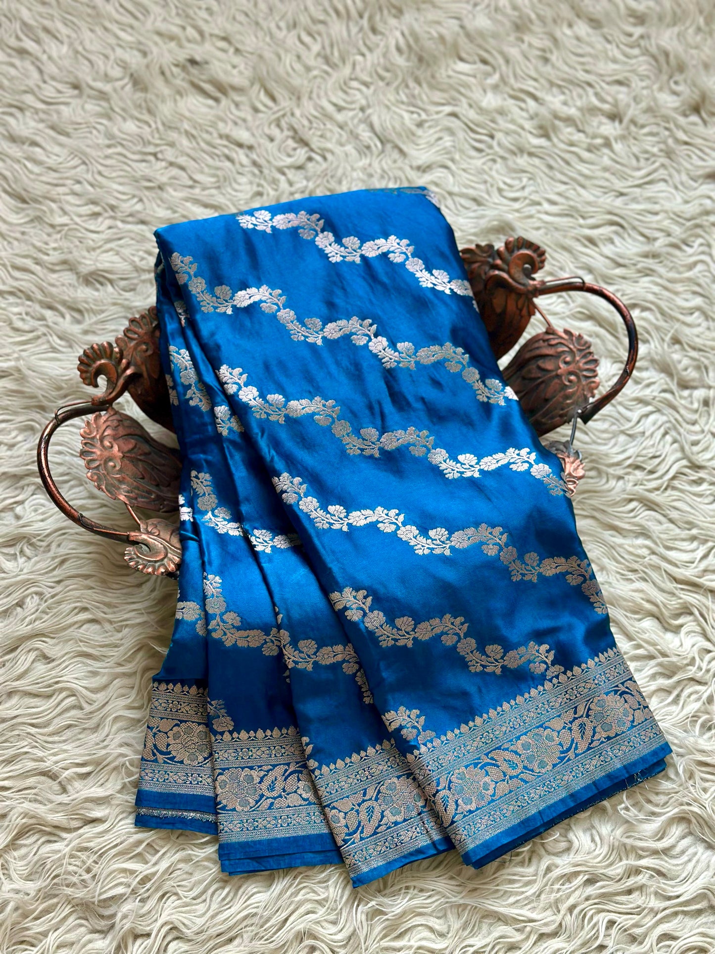Banarasi Mashru satin silk saree MS115