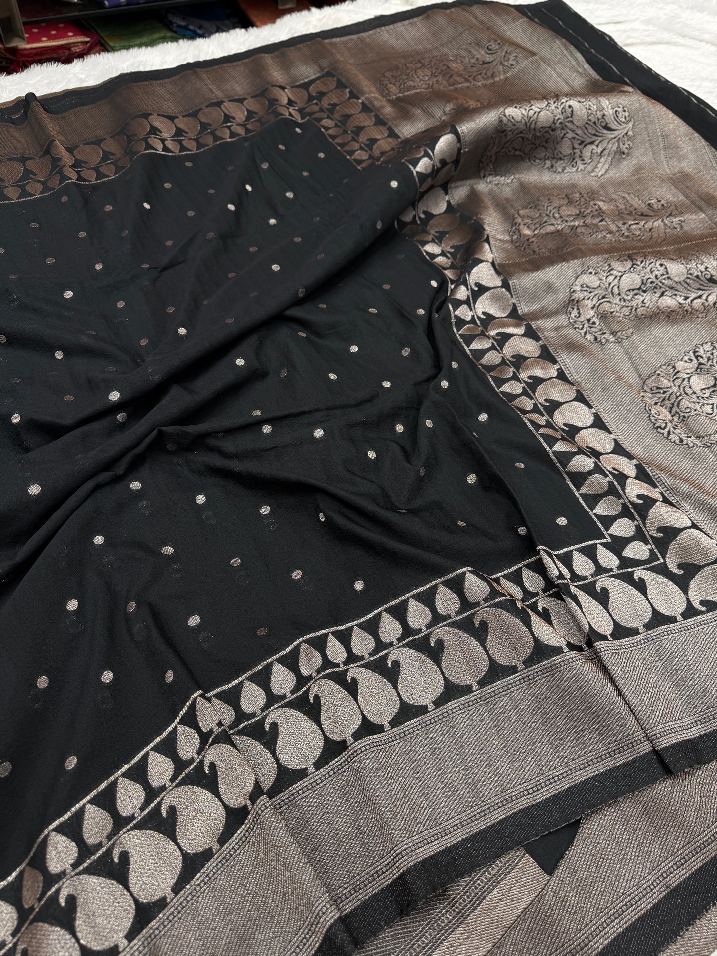 Banarasi georgette silk saree