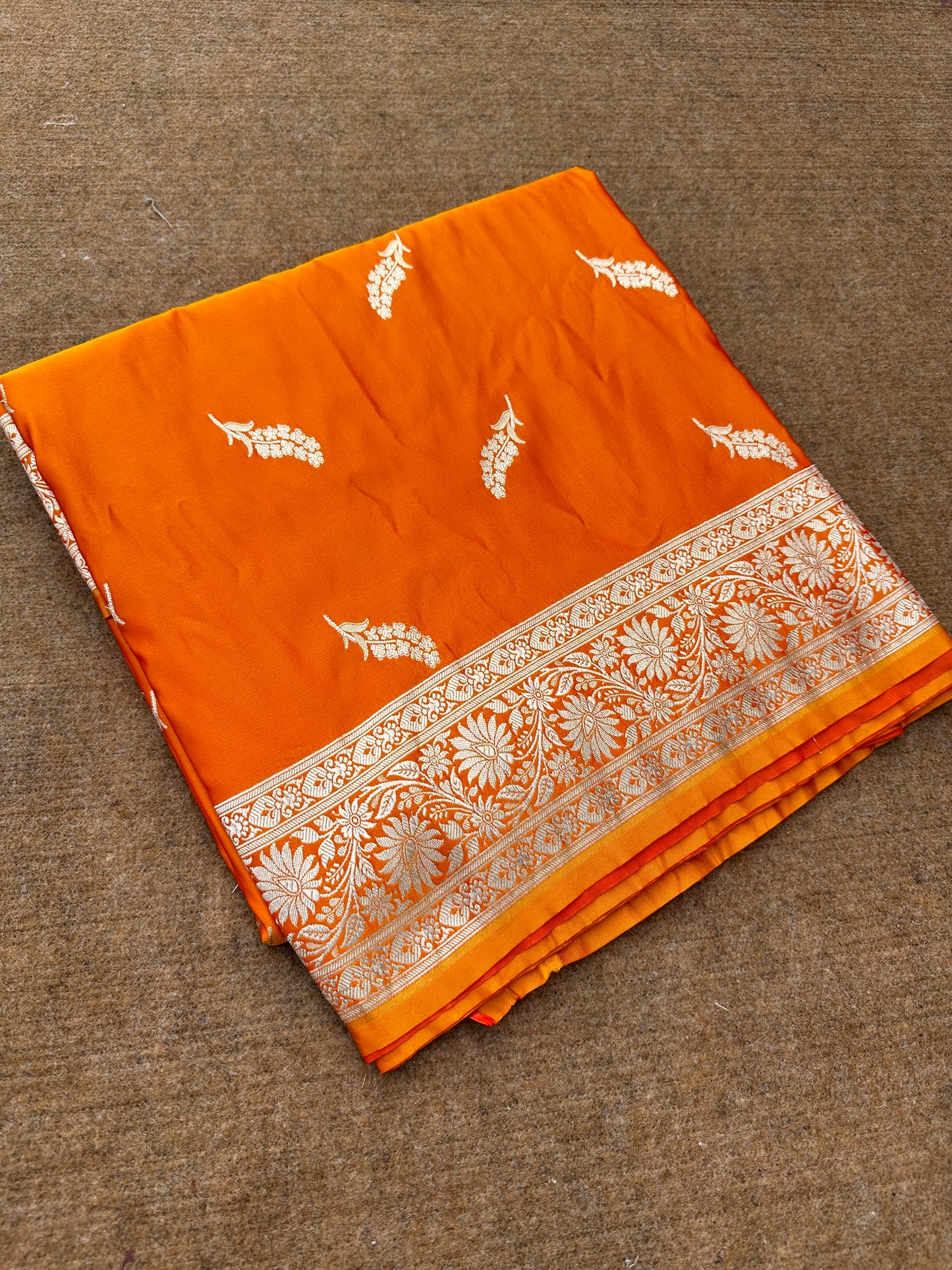 Banarasi mashru katan silk saree. Mk113