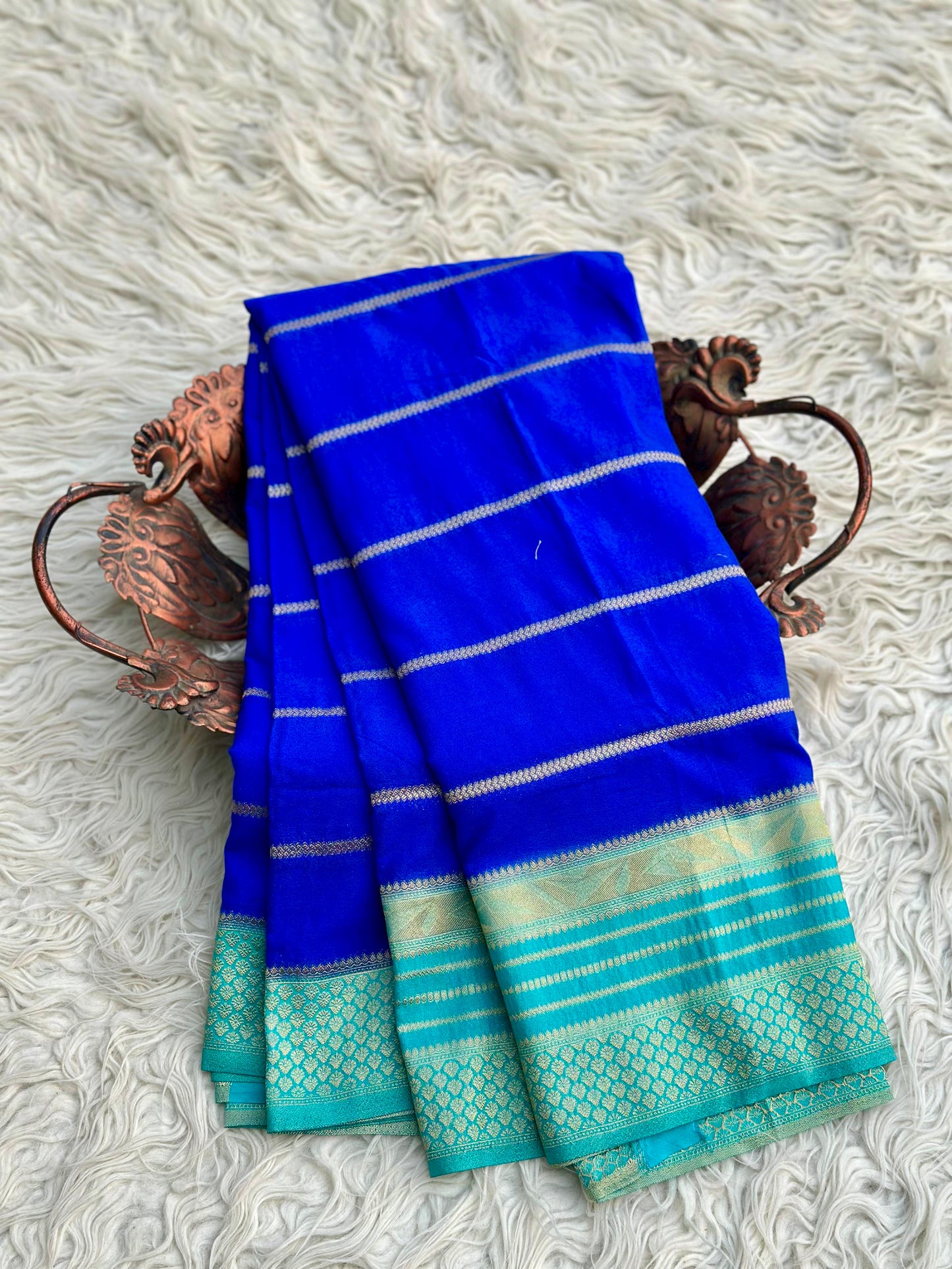 Banarasi raspberry georgette saree RB106