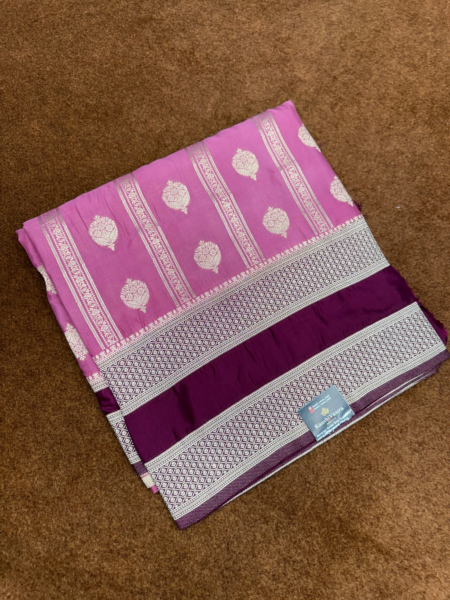 Banarasi Mashru satin silk saree MS116