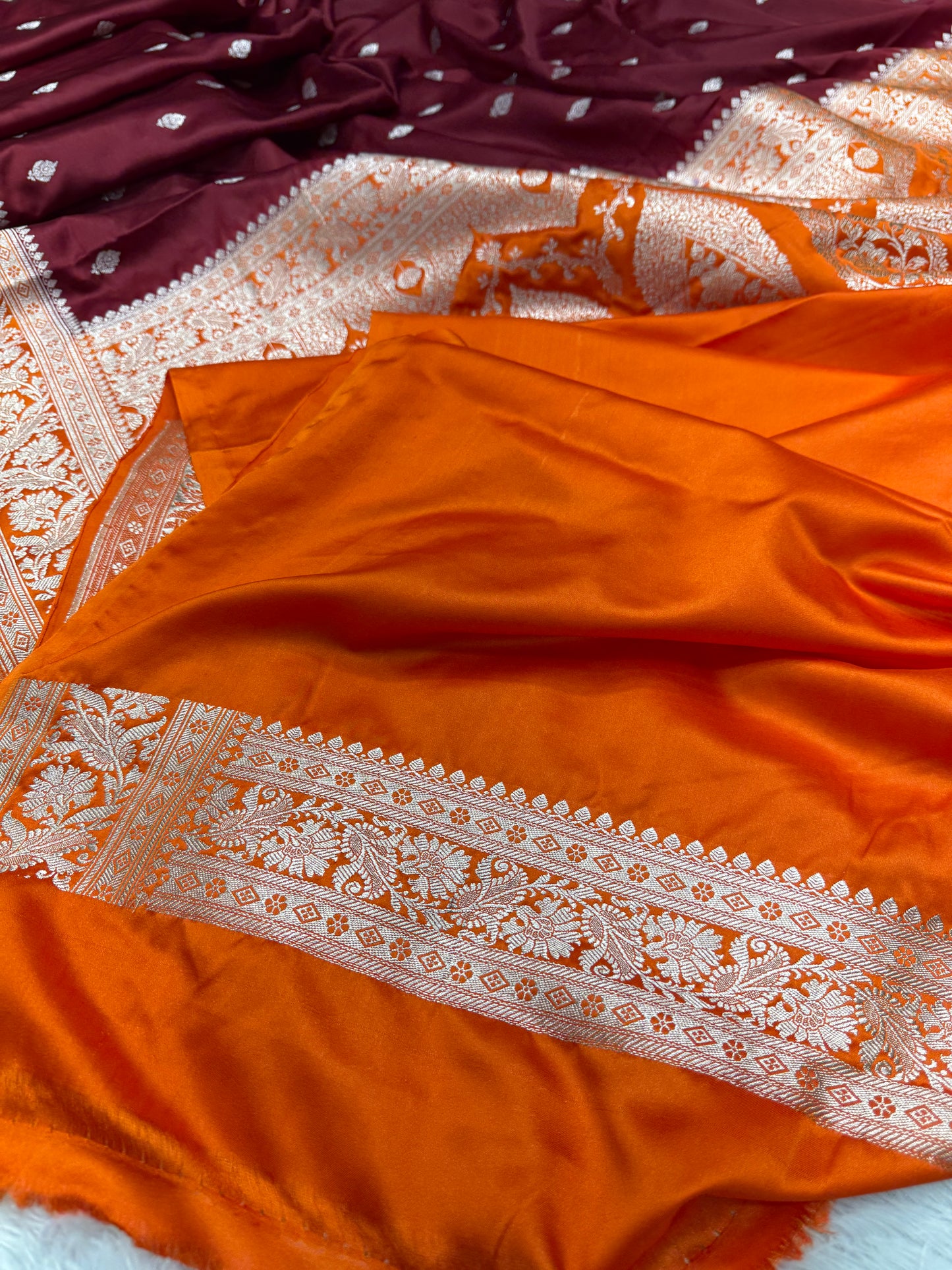 Premium Banarasi Mashru katan silk saree MK182