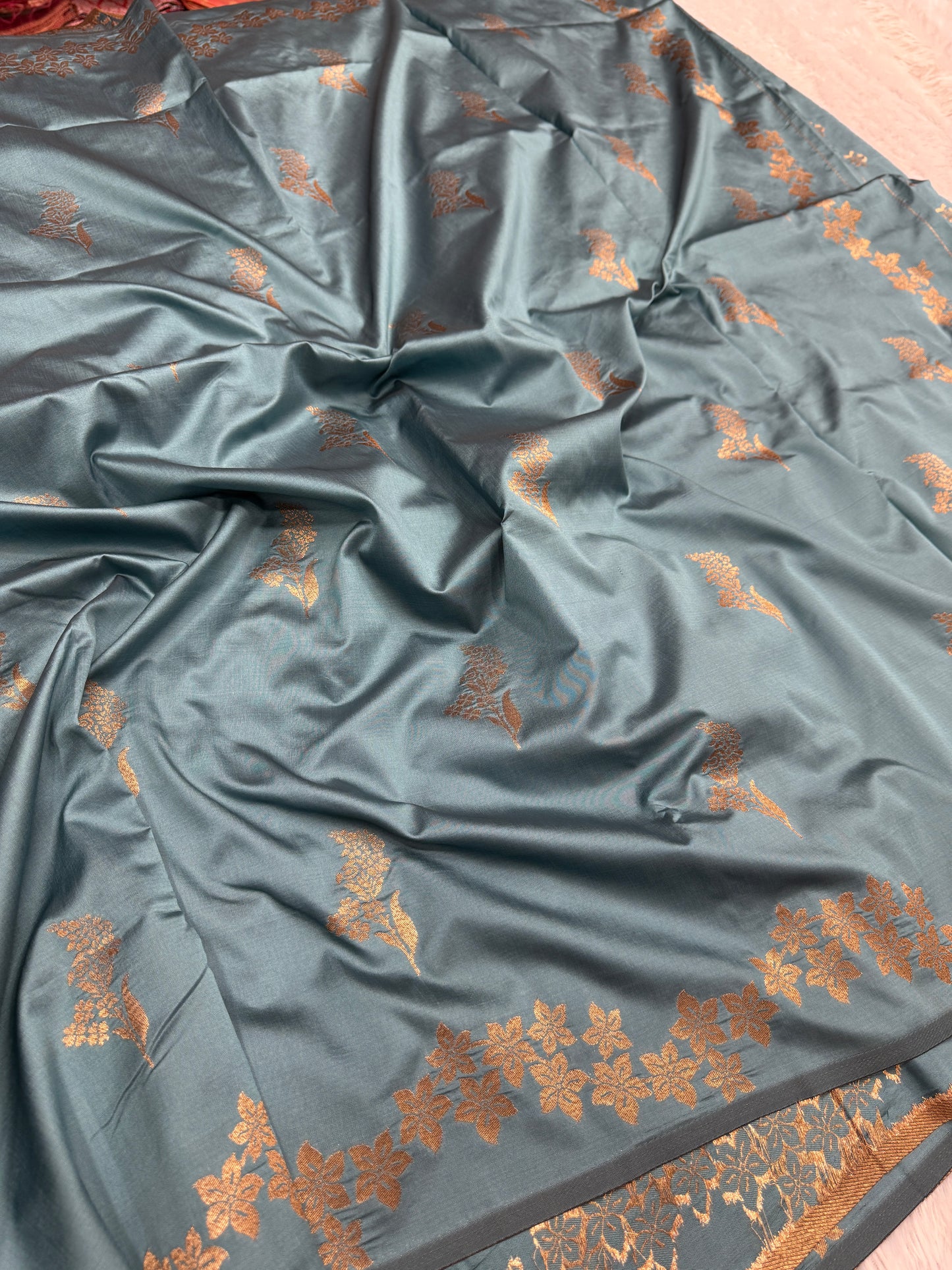 Banarasi semi katan silk saree