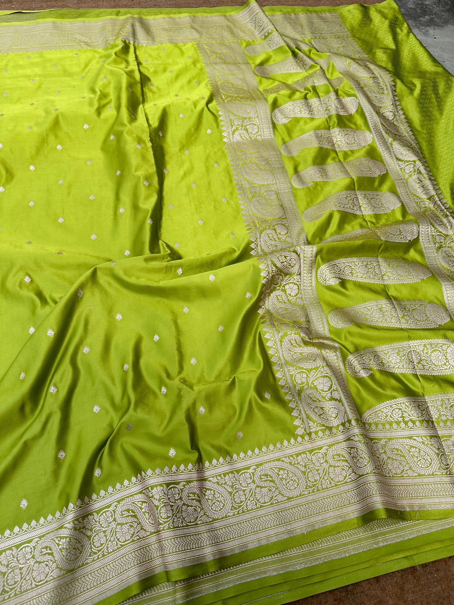 Banarasi mashru katan silk saree MK107