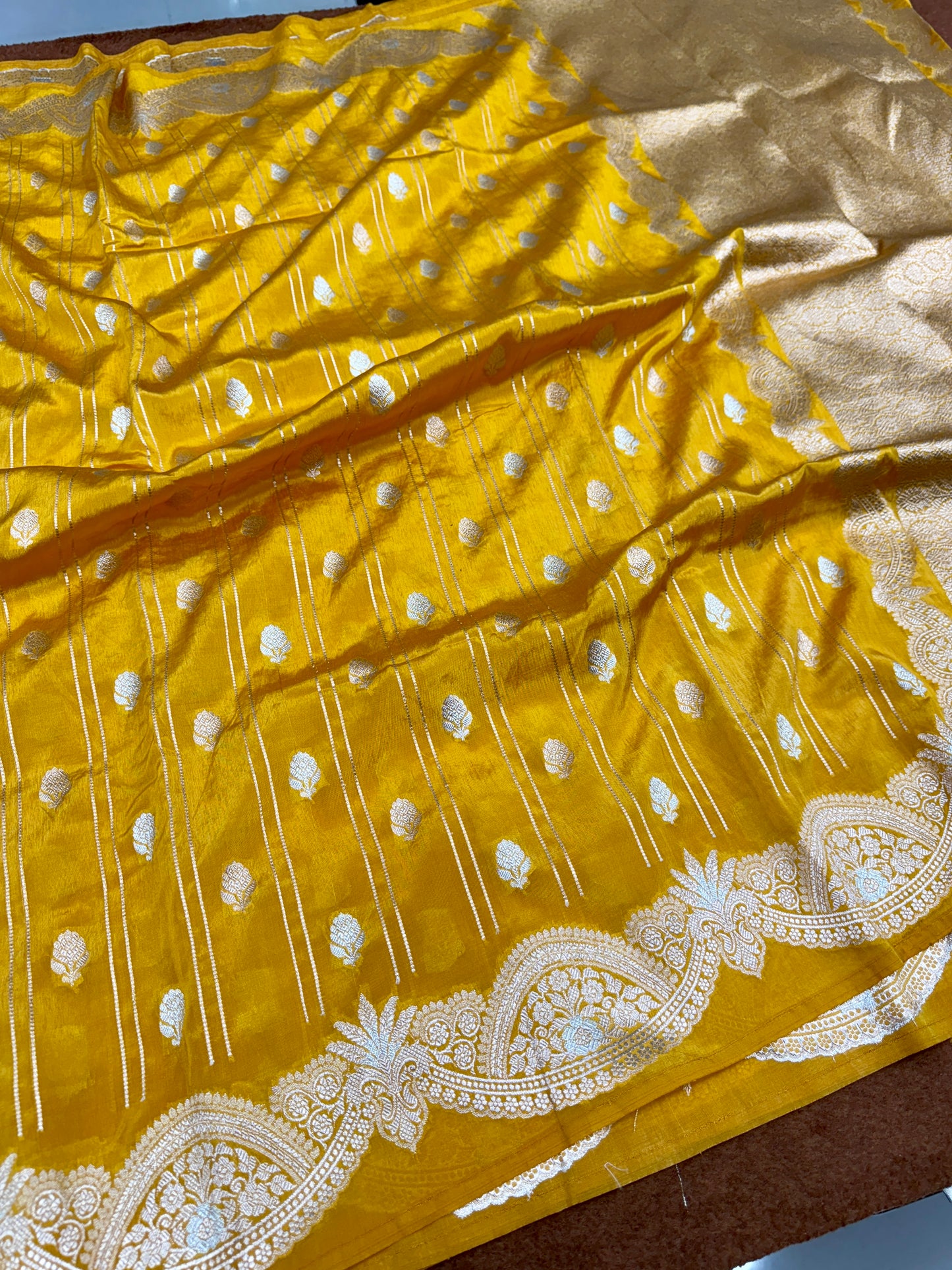 Banarasi katan georgette silk saree RM101