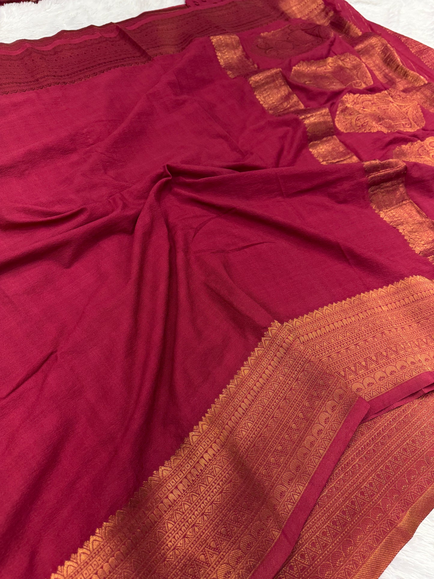 Banarasi georgette silk saree
