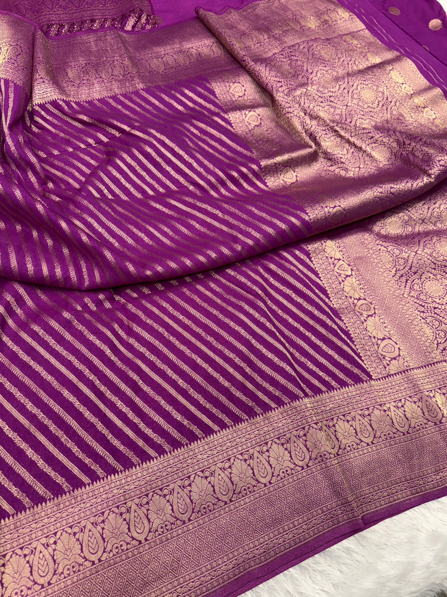 Banarasi georgette silk saree