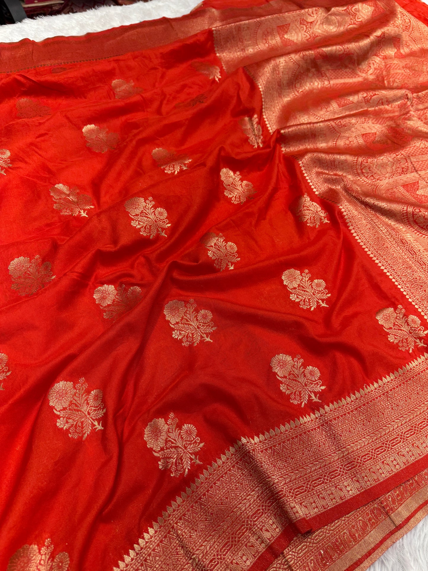 Banarasi georgette silk saree
