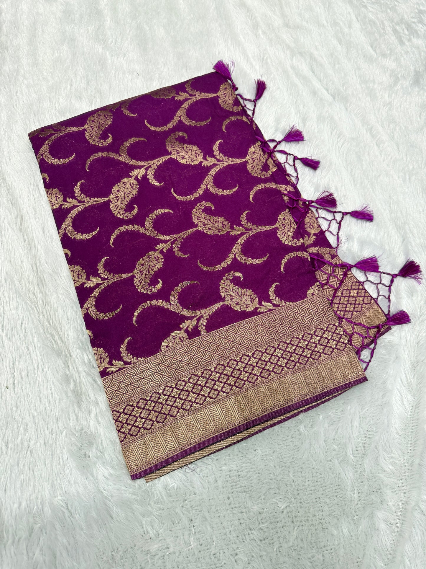 Banarasi Crep georgette silk saree CR113