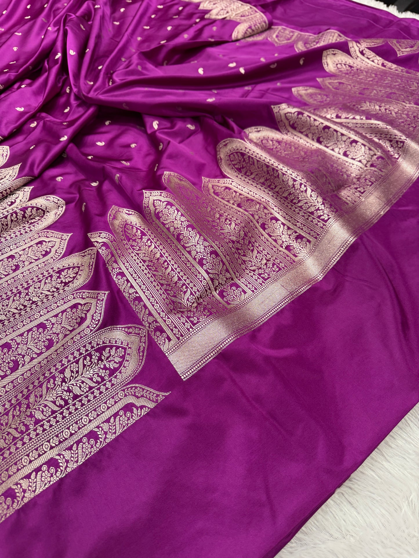 Premium Banarasi Mashru katan silk saree MK189