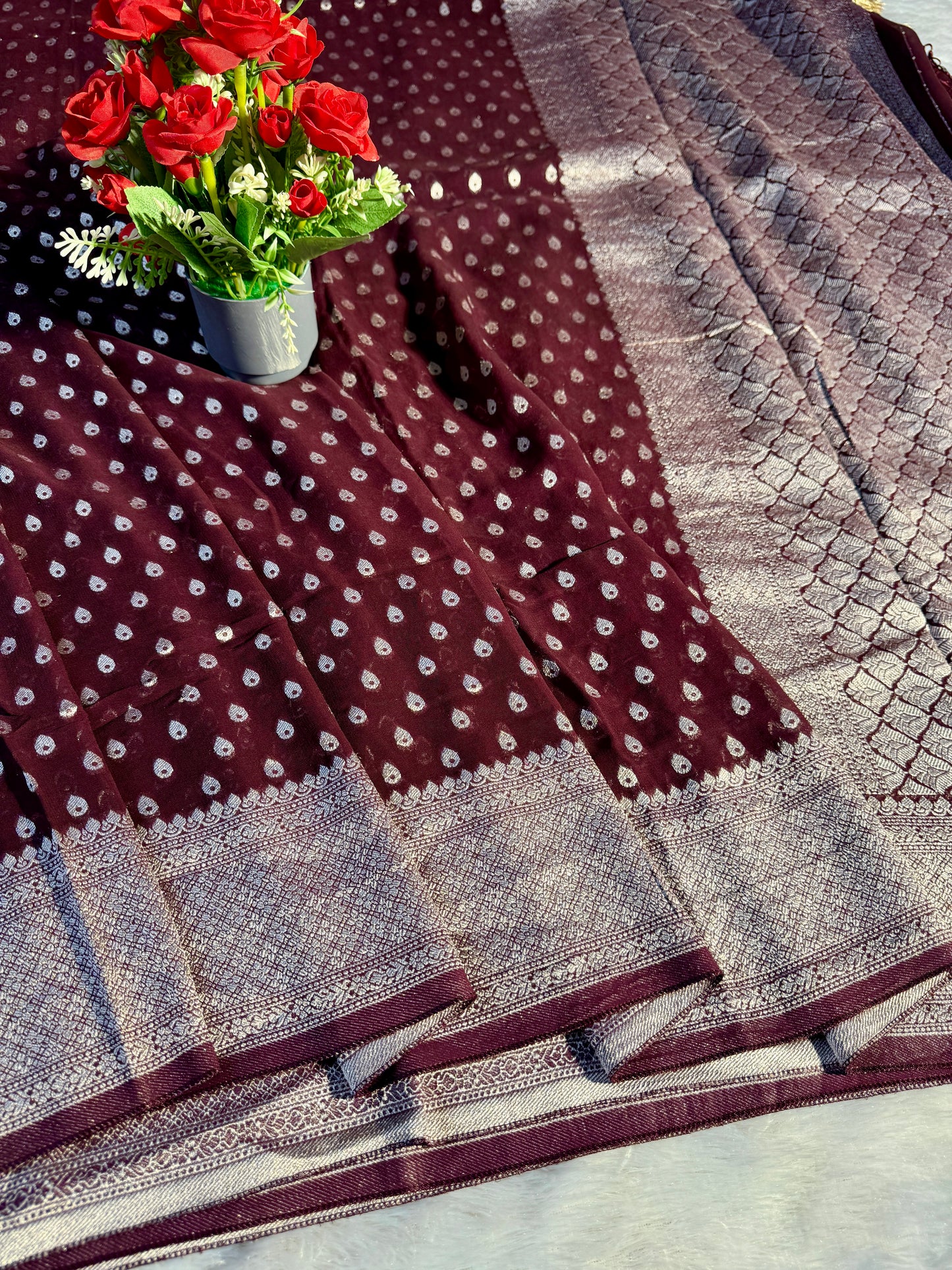 Banarasi pure viscos georgette VG101