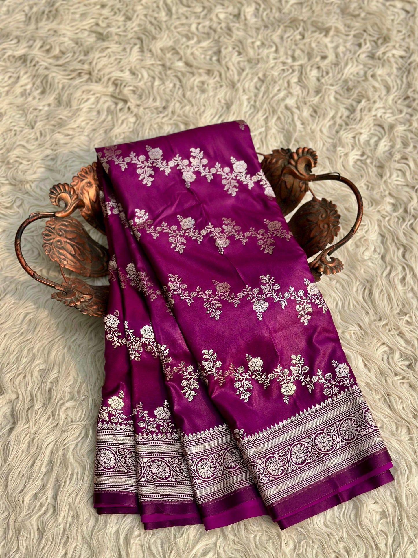 Banarasi mashru katan silk saree MK132