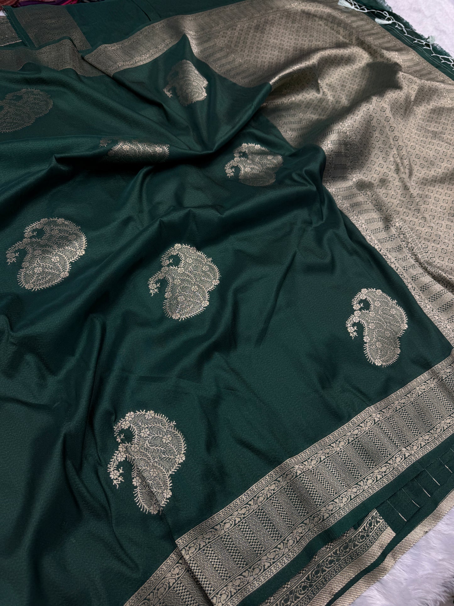 Banarasi soft georgette silk saree
