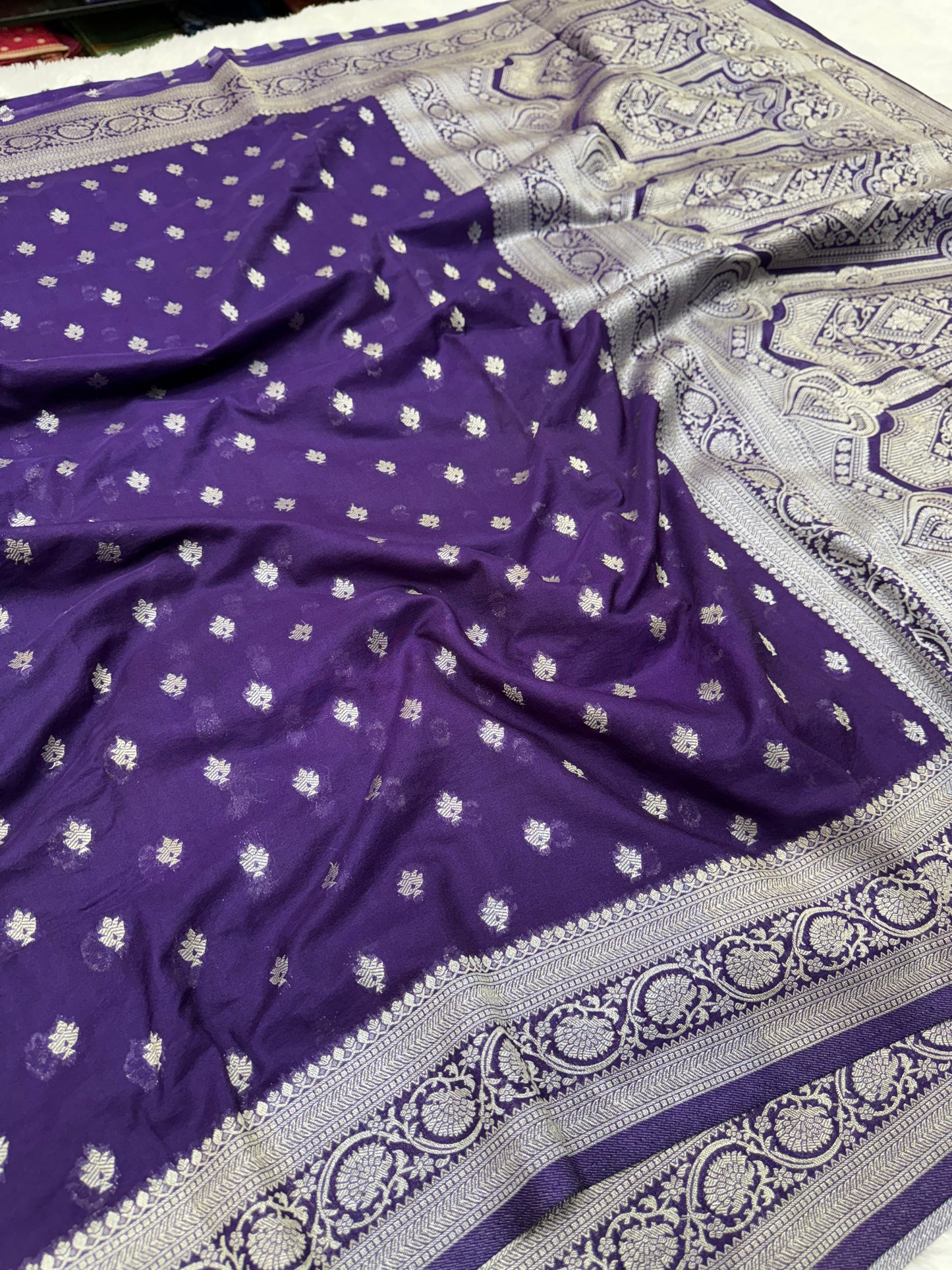 Banarasi soft georgette silk saree