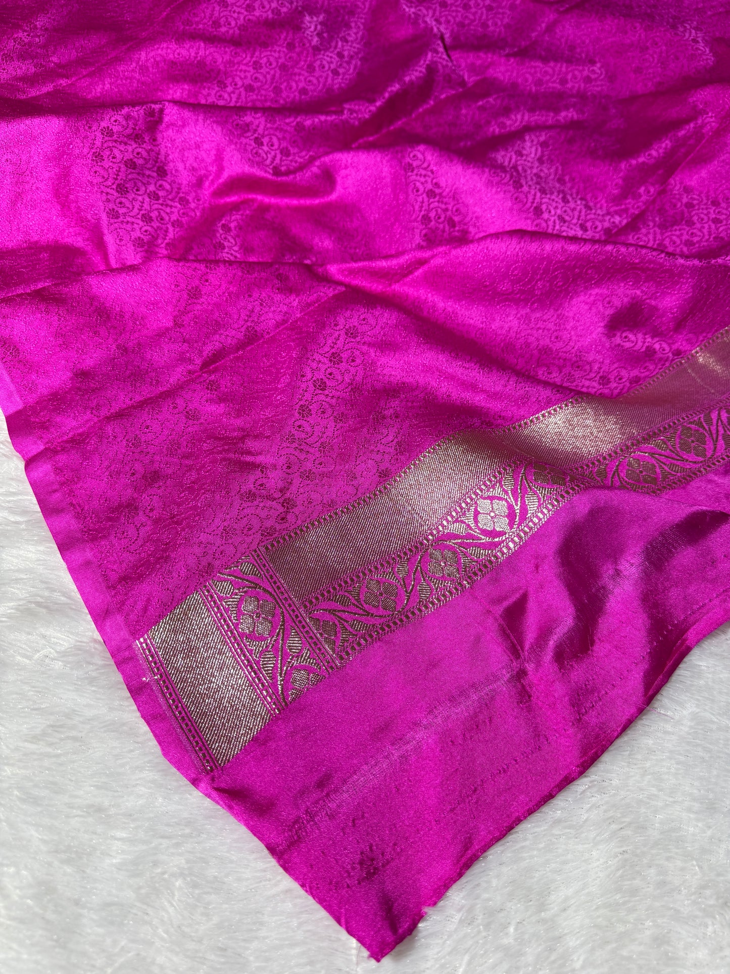 Yellow premium Banarasi Mashru katan silk saree MK211