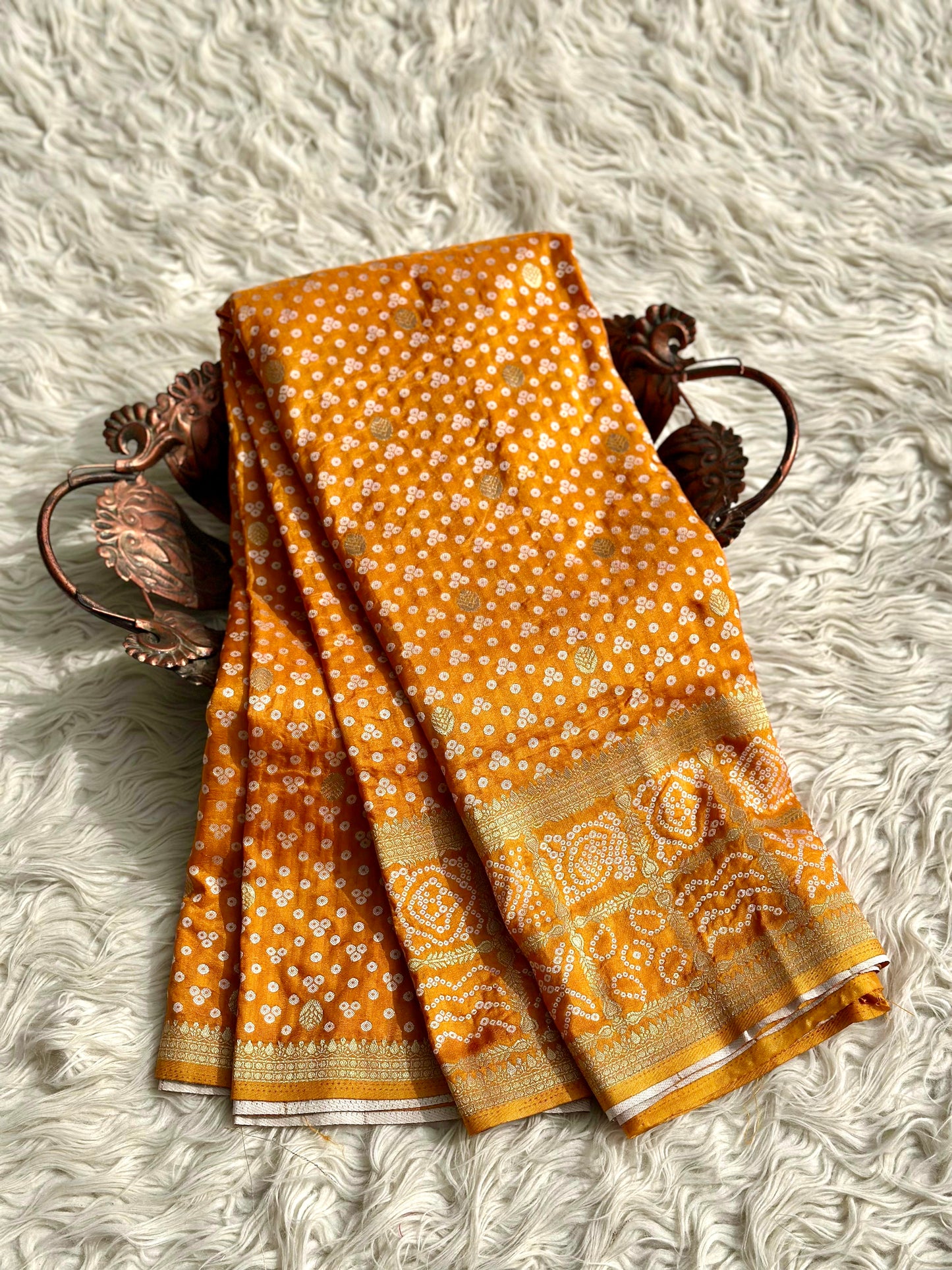 Banarasi Crep georgette silk saree CR110