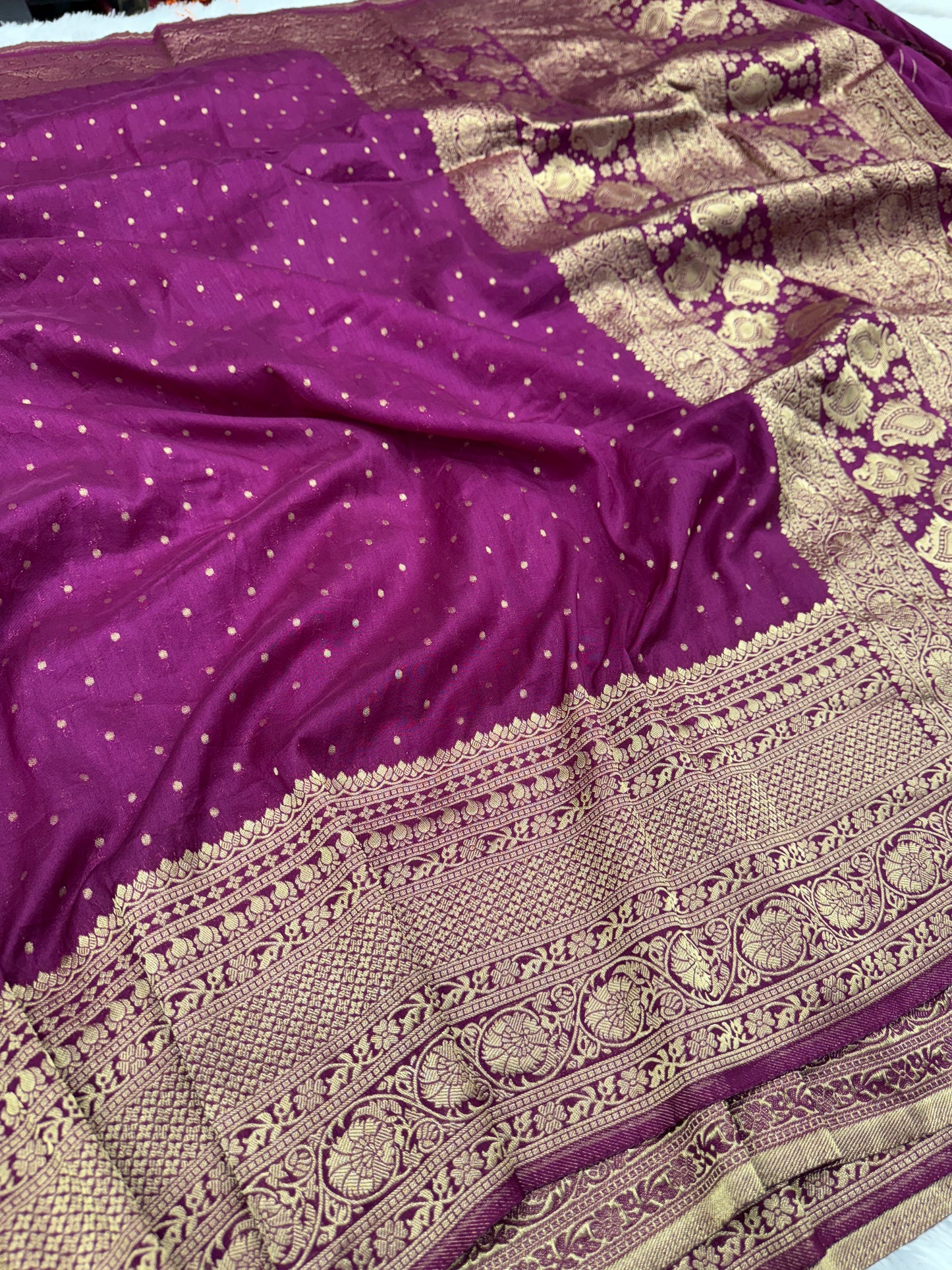 Banarasi georgette silk saree