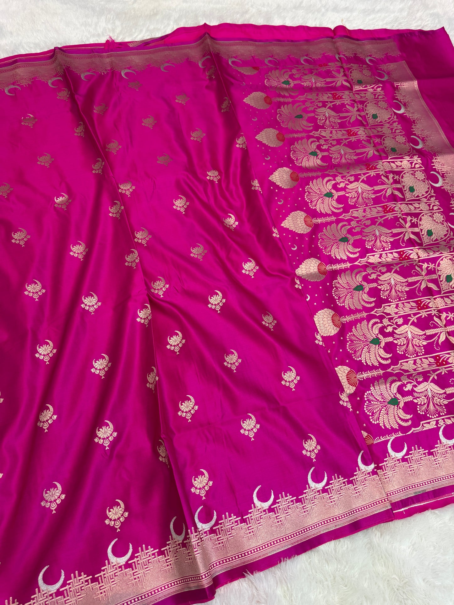 Banarasi mashru katan silk saree MK149