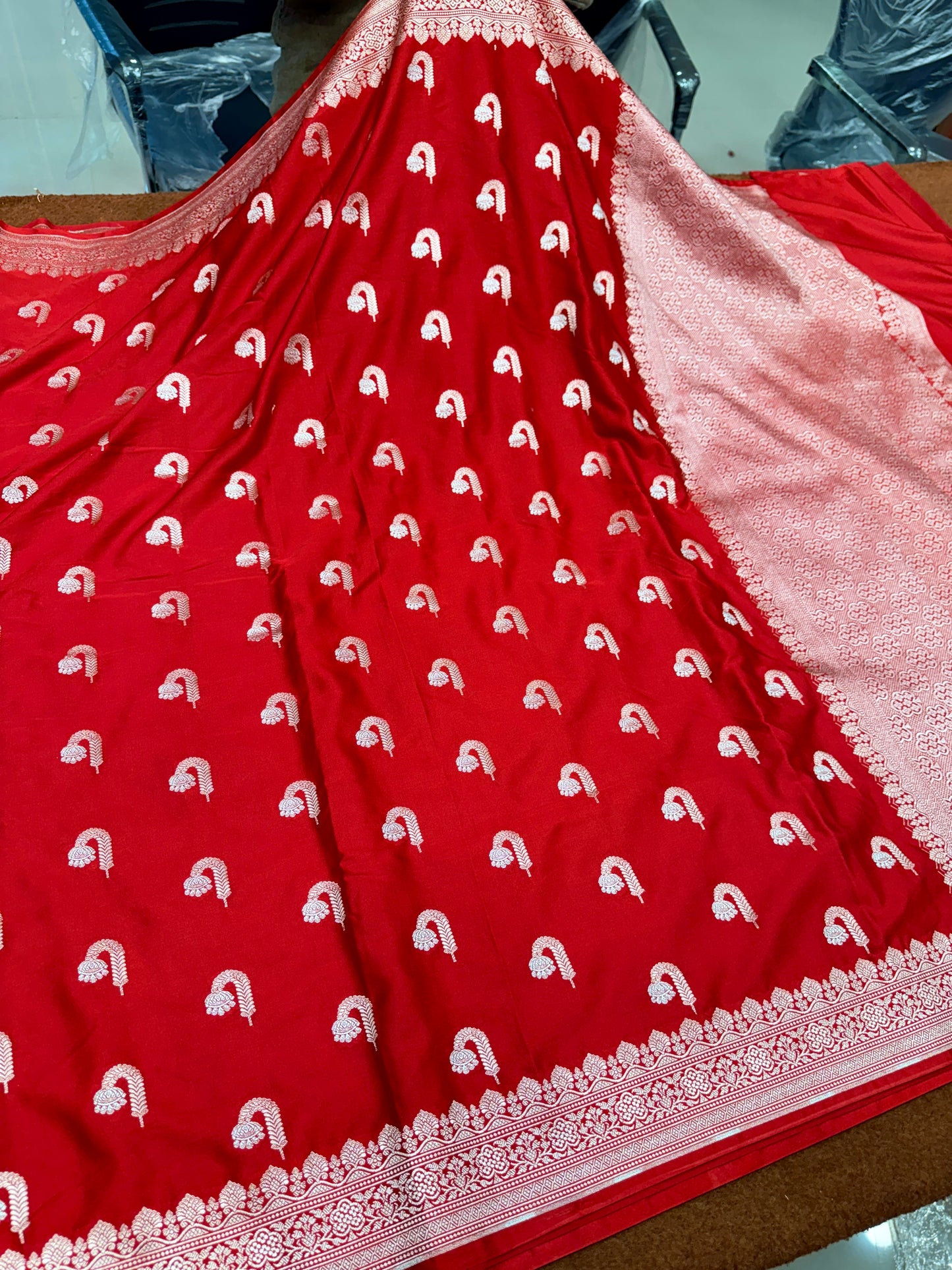 Banarasi Mashru katan silk saree MK155