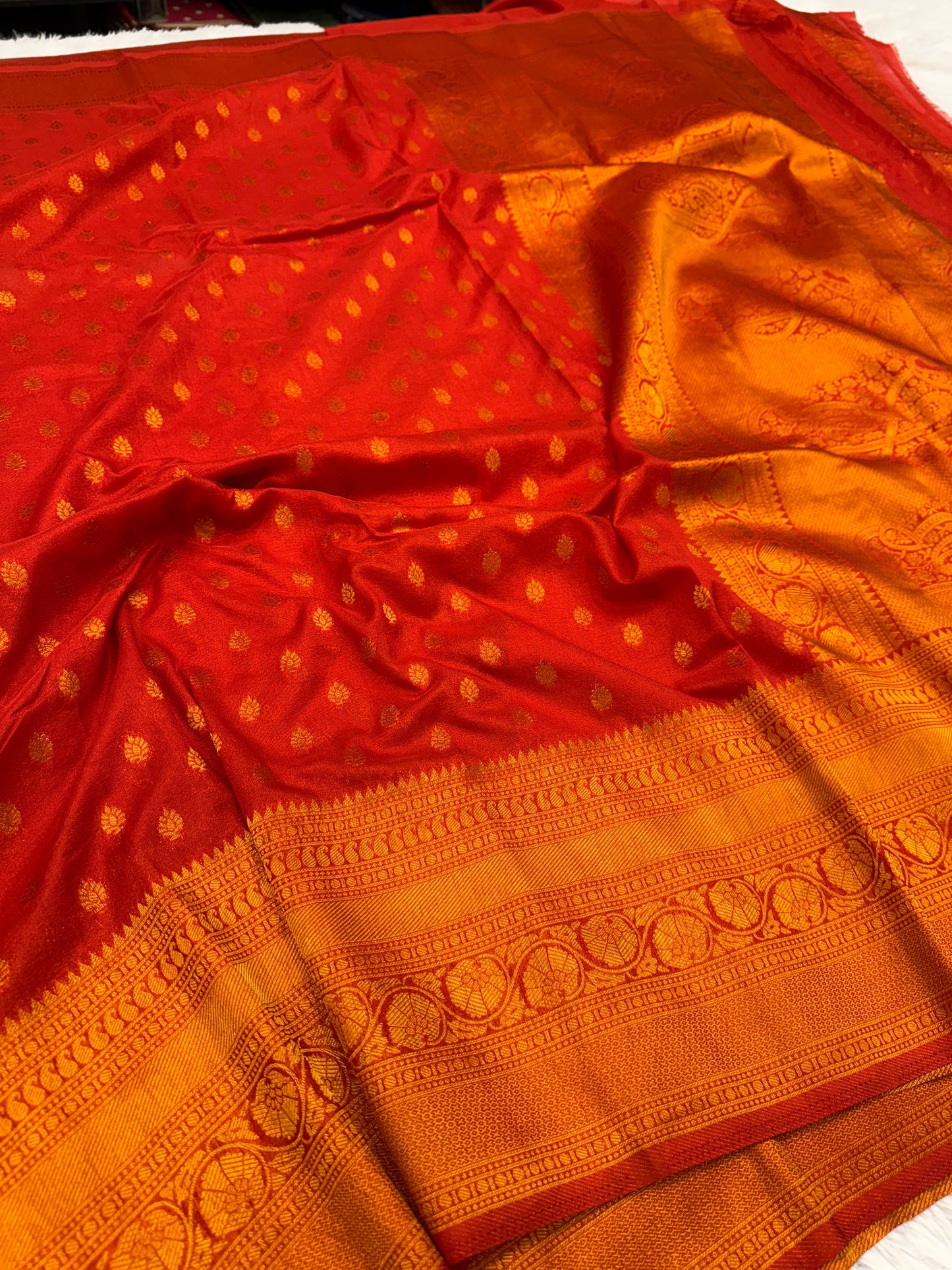 Banarasi georgette silk saree