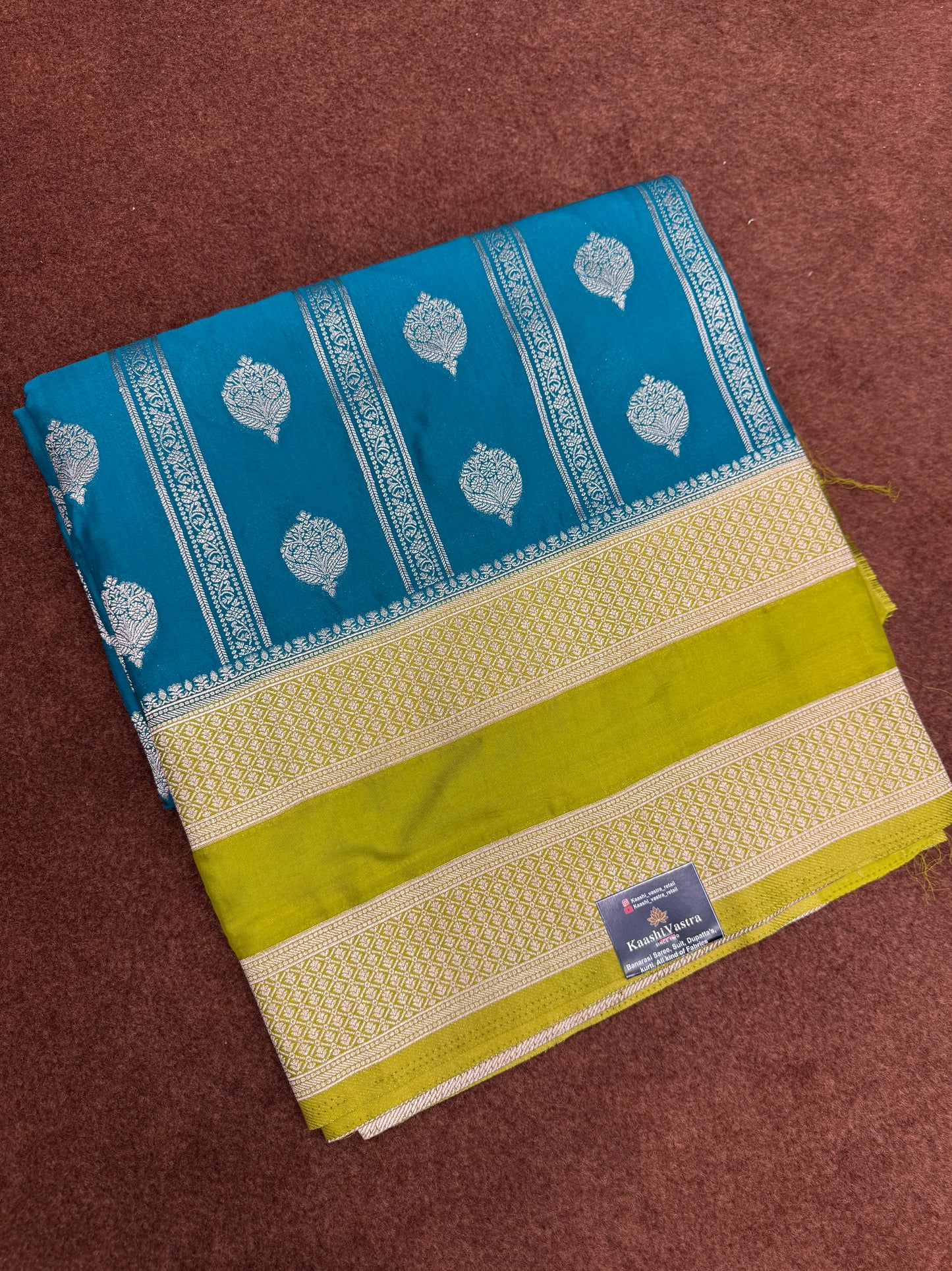 Banarasi Mashru satin silk saree MS116